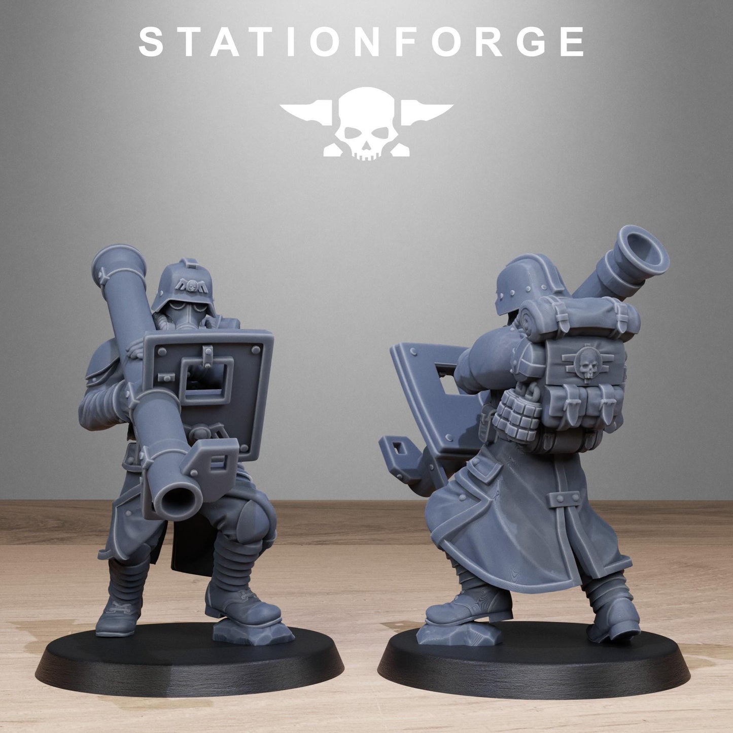 Grim Guard Rocketeers - set of 10 (sculpted by Stationforge)