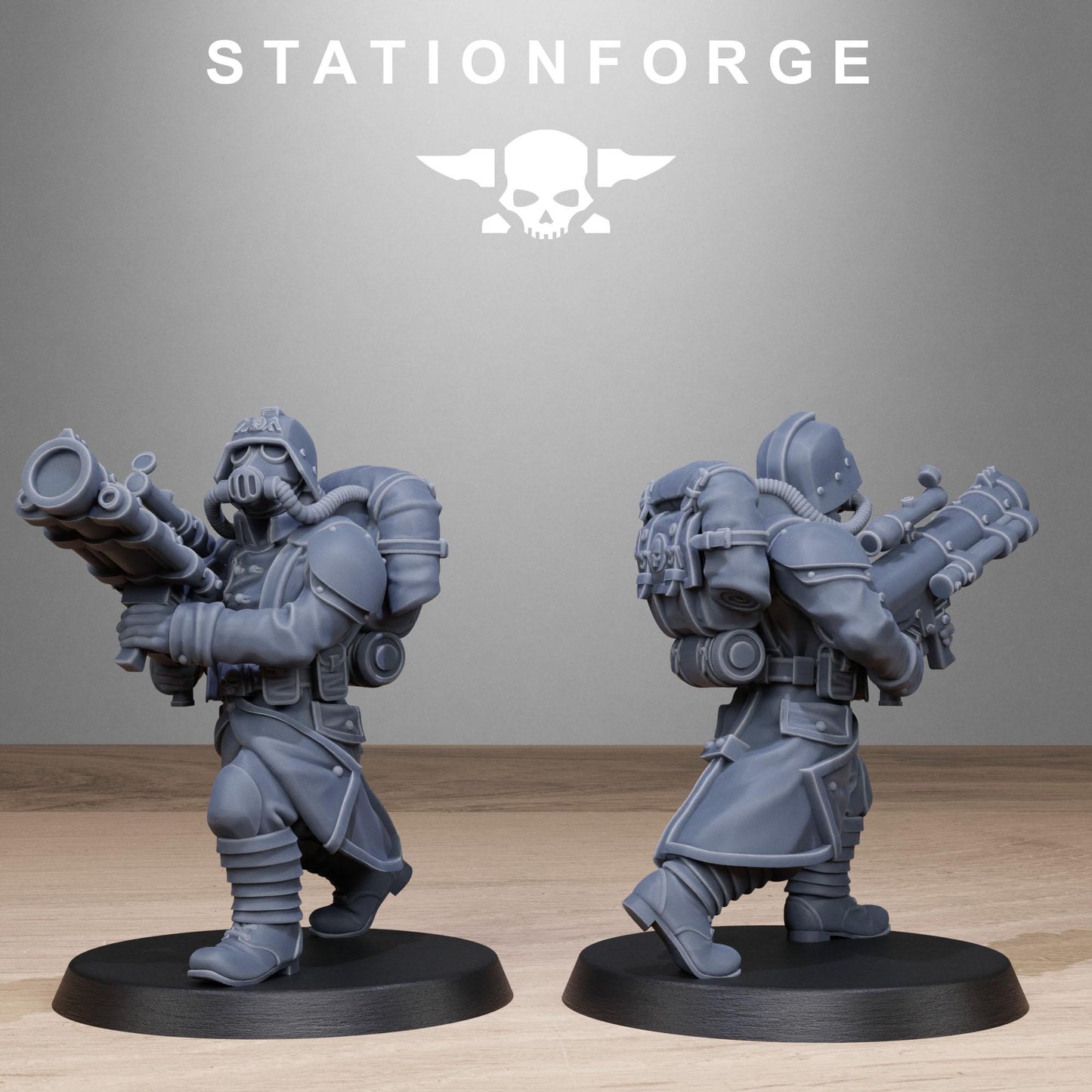 Grim Guard Rocketeers - set of 10 (sculpted by Stationforge)