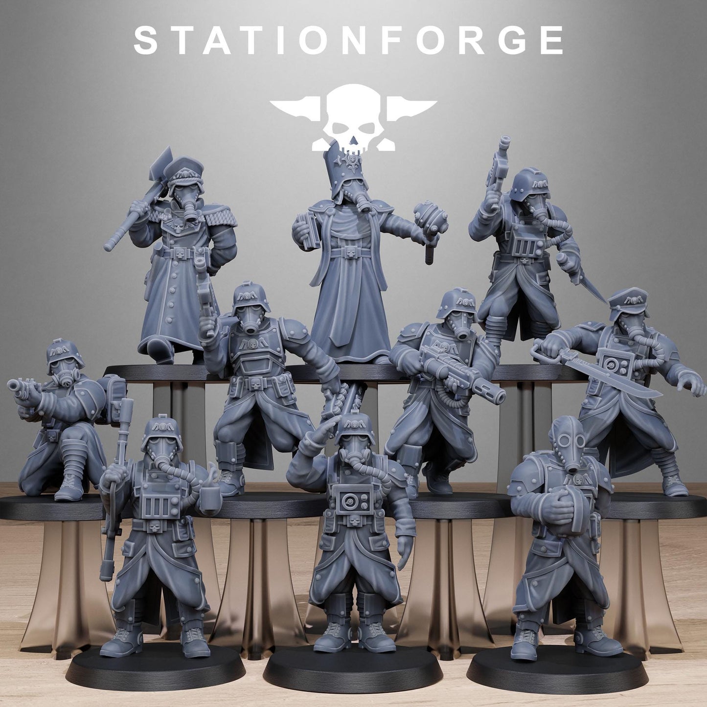 Grim Guard - Vigils - set of 10 (sculpted by Stationforge)