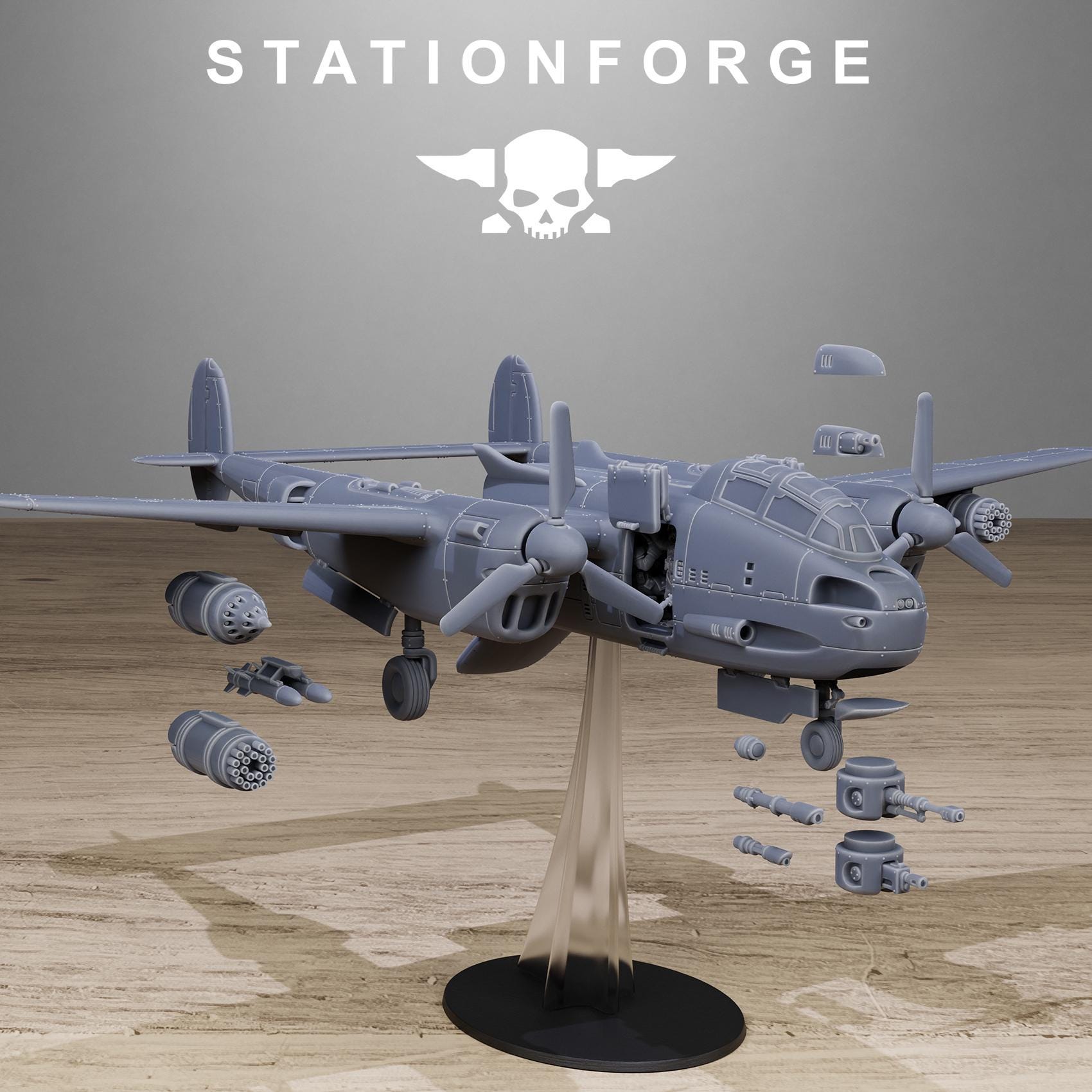 GrimGuard Vulture Plane (sculpted by Stationforge)