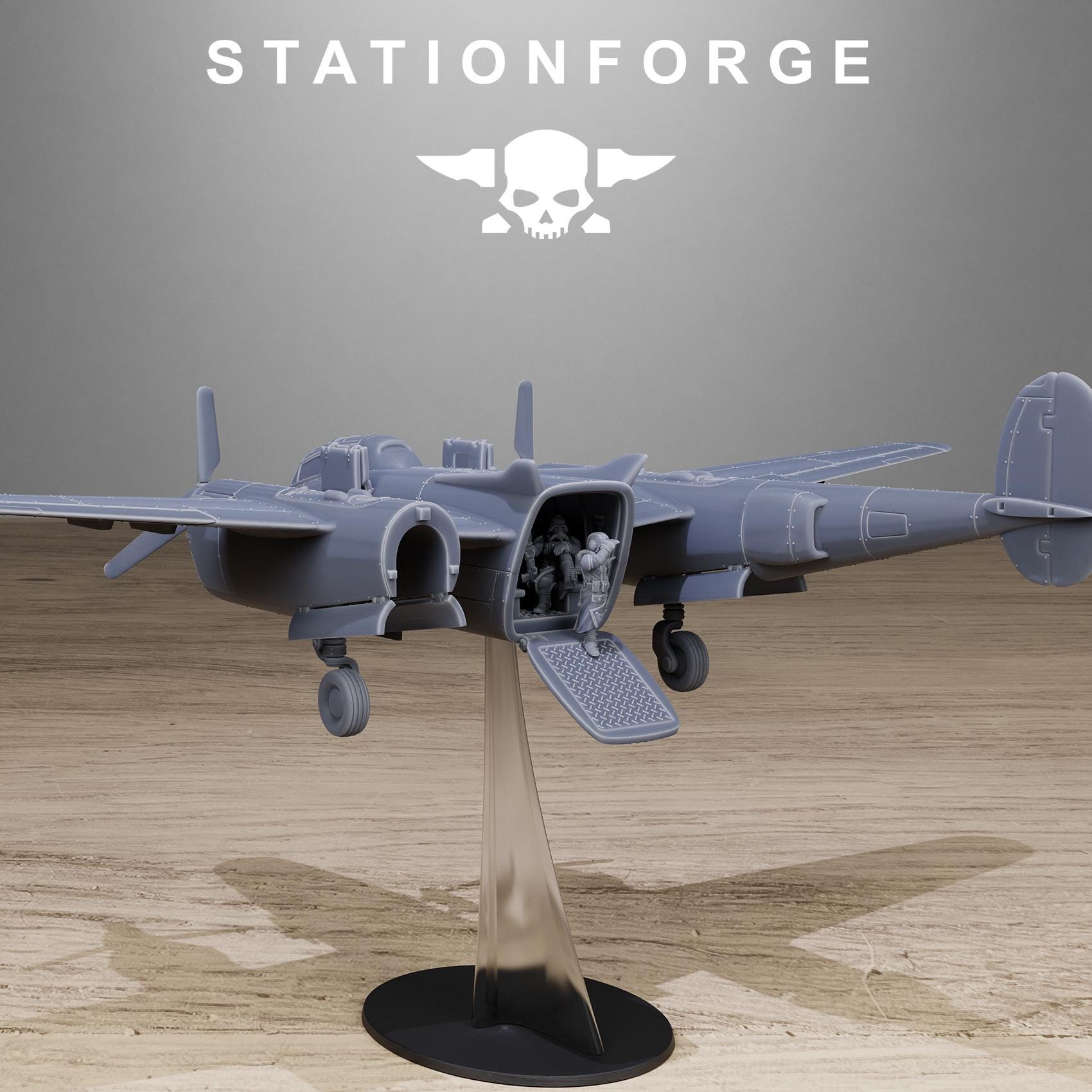 GrimGuard Vulture Plane (sculpted by Stationforge)