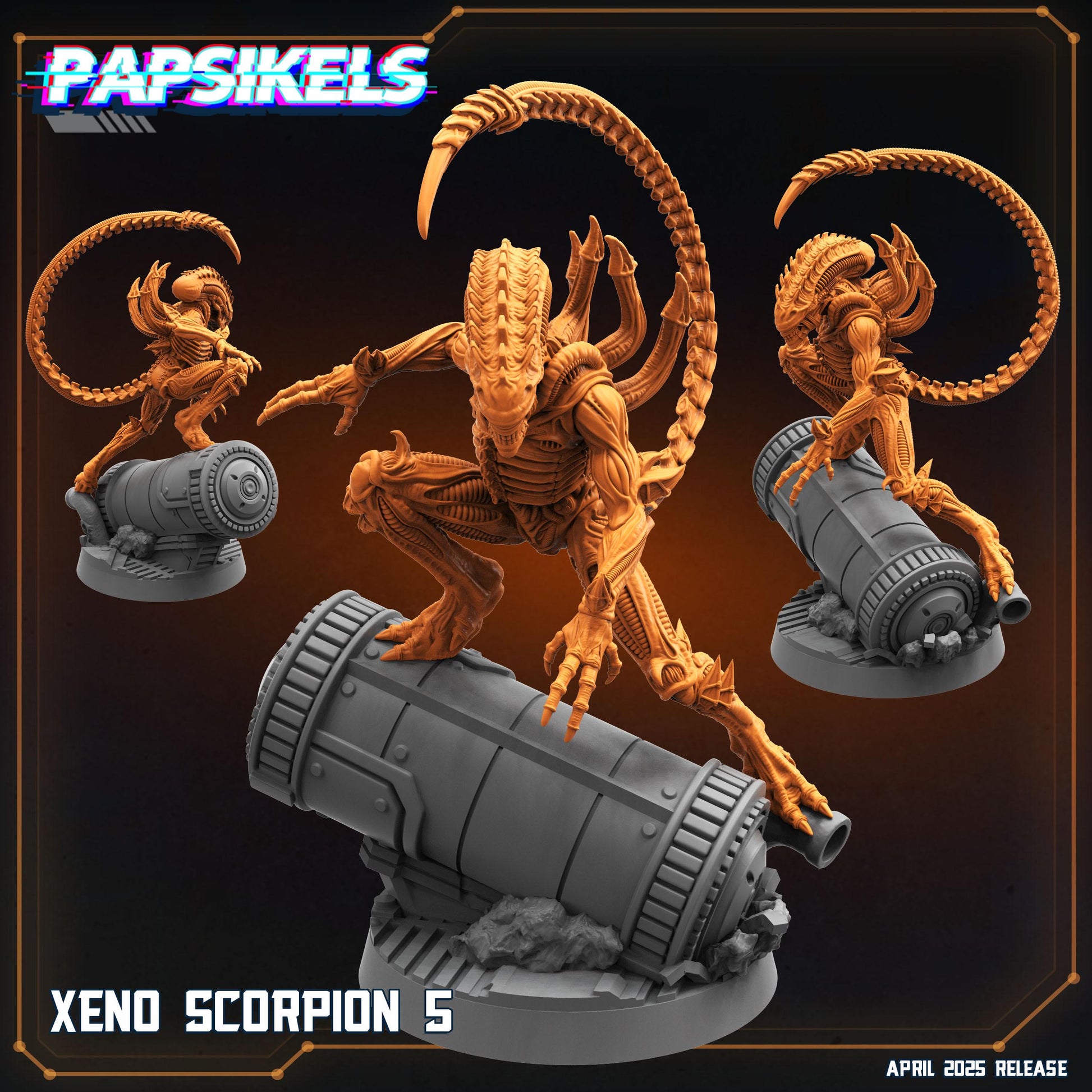 Xeno Scorpions (sculpted by Papsikels)