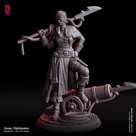 Tessa , Tidehunter - Abyssal Doom (sculpted by Flesh of Gods miniatures)