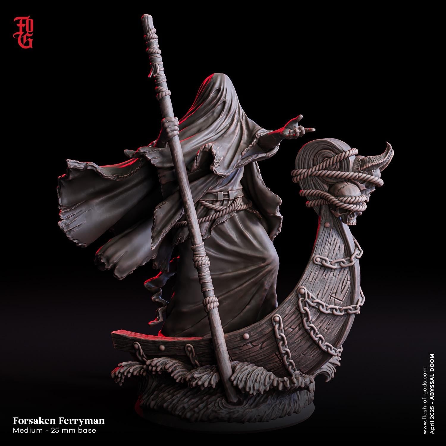 Forsaken Ferryman - Abyssal Doom (sculpted by Flesh of Gods miniatures)
