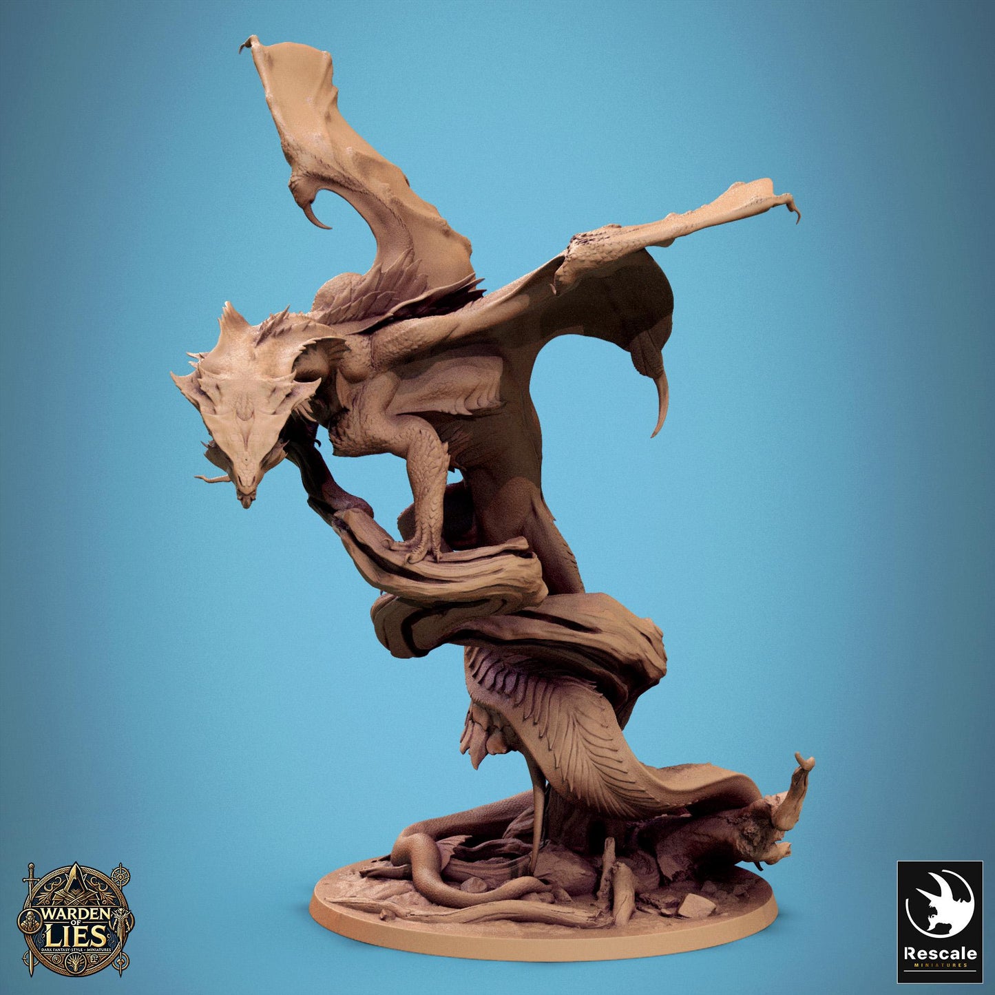 Chromatic Green Dragon - Warden of Lies (Sculpted by Rescale Miniatures)