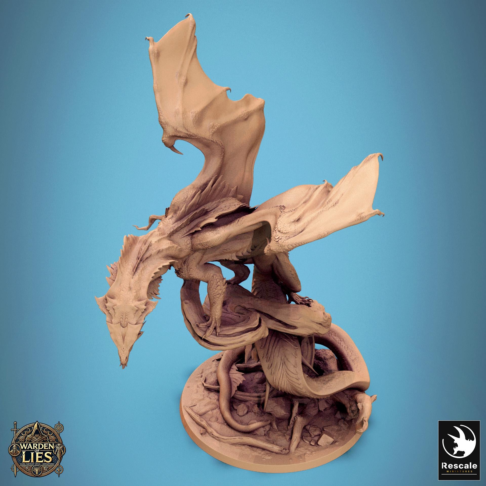 Chromatic Green Dragon - Warden of Lies (Sculpted by Rescale Miniatures)