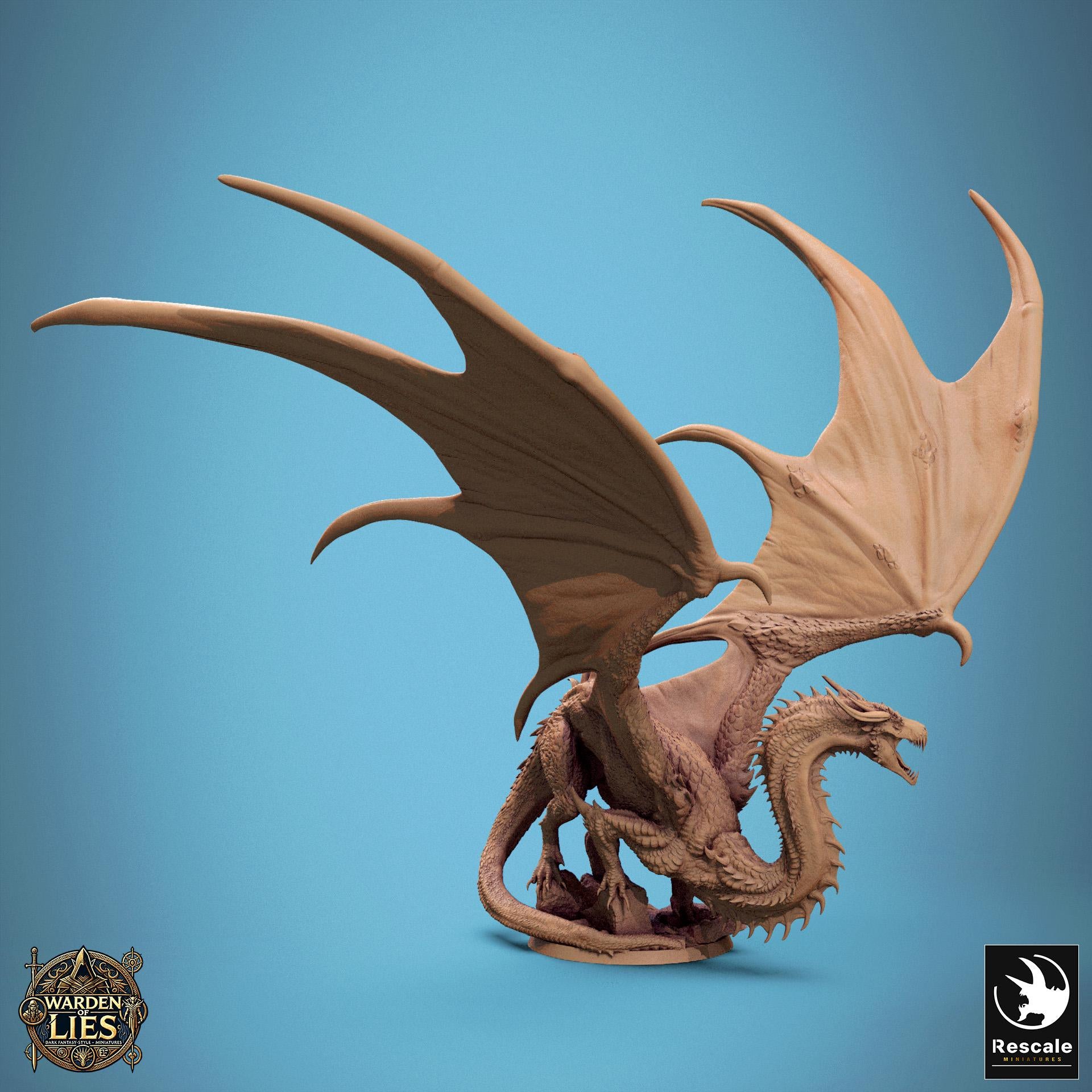 Thorn Dragon - Warden of Lies (Sculpted by Rescale Miniatures)