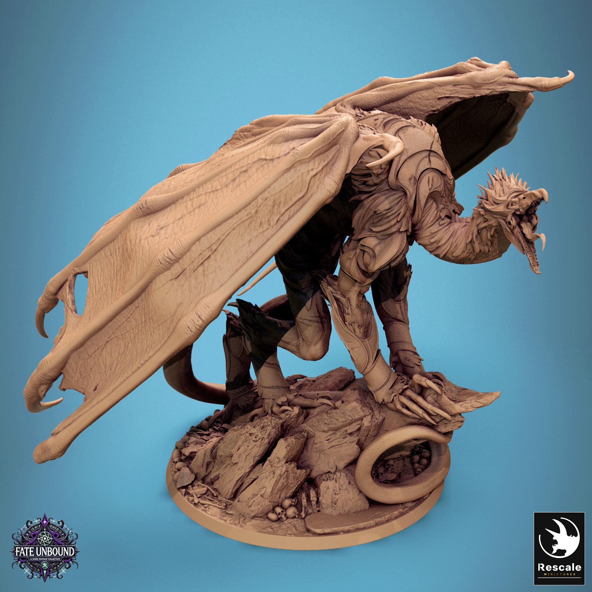 Zarkael, the Celestial Scourge - Fate Unbound (Sculpted by Rescale Miniatures)