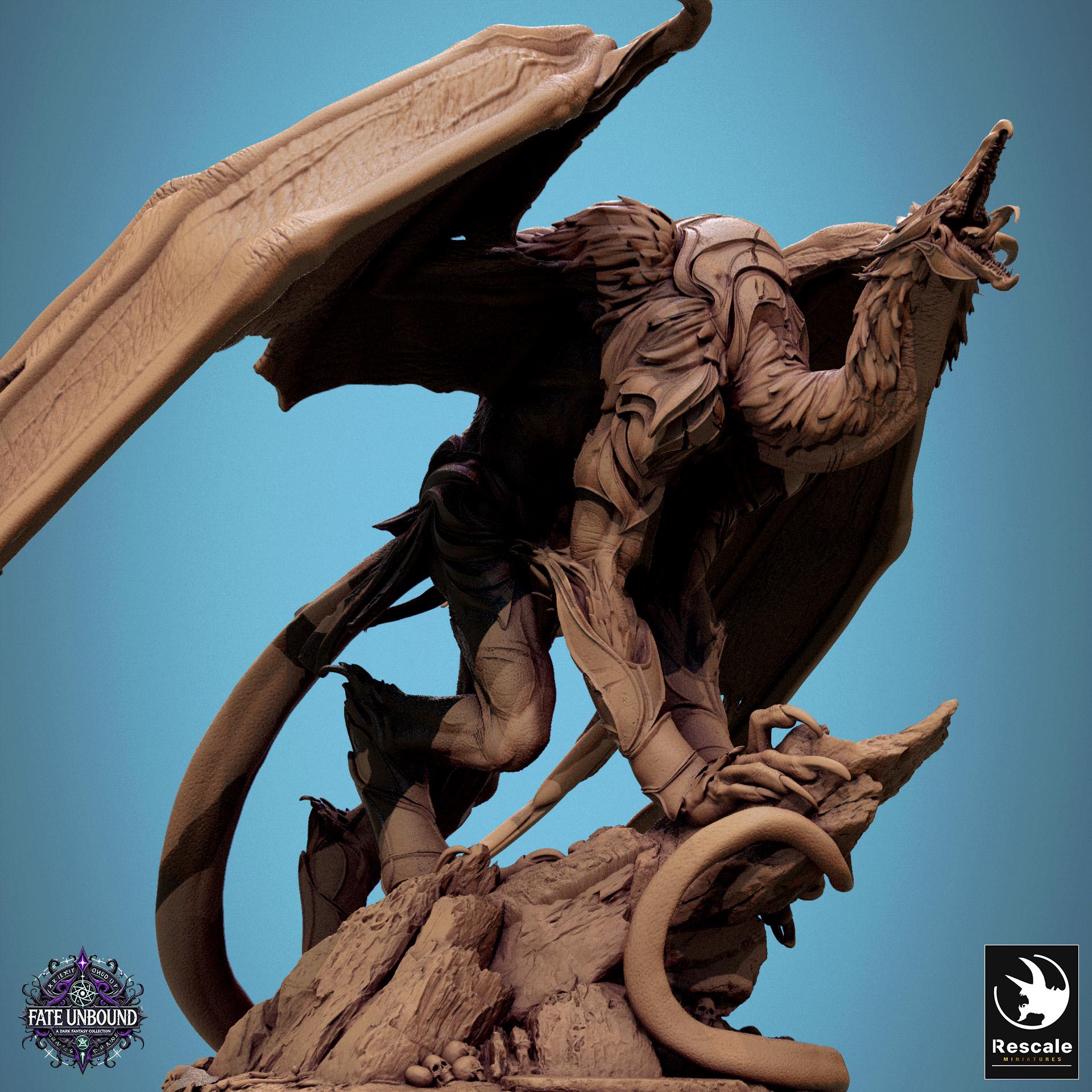 Zarkael, the Celestial Scourge - Fate Unbound (Sculpted by Rescale Miniatures)