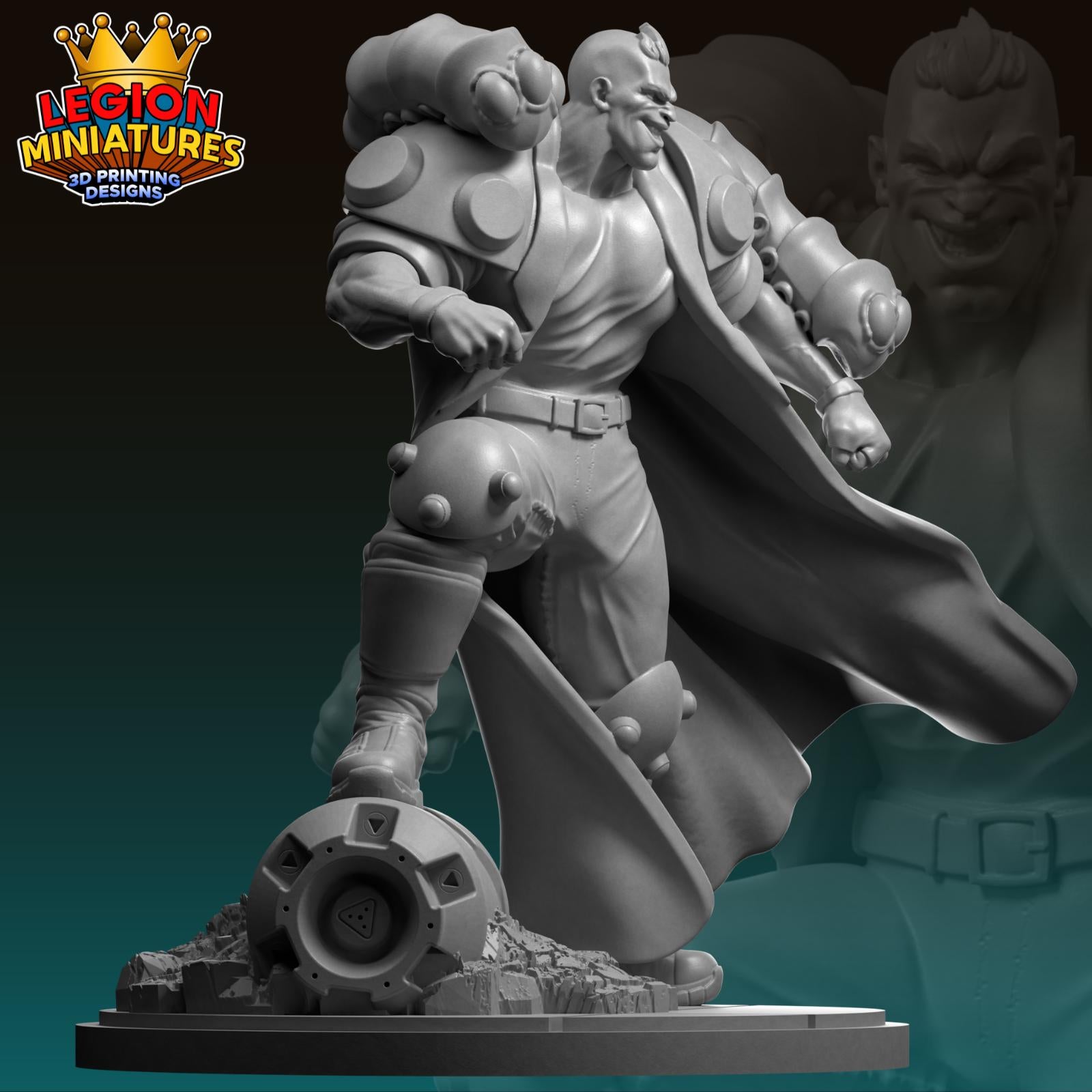 Maggot Fan-Art 40mm Miniature (Sculpted by Legion Miniatures) (Crisis Protocol Proxy/Alternative)
