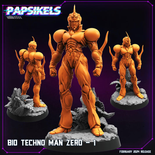 Bio Techno Man Zero - Cyberpunk Miniature (sculpted by Papsikels)