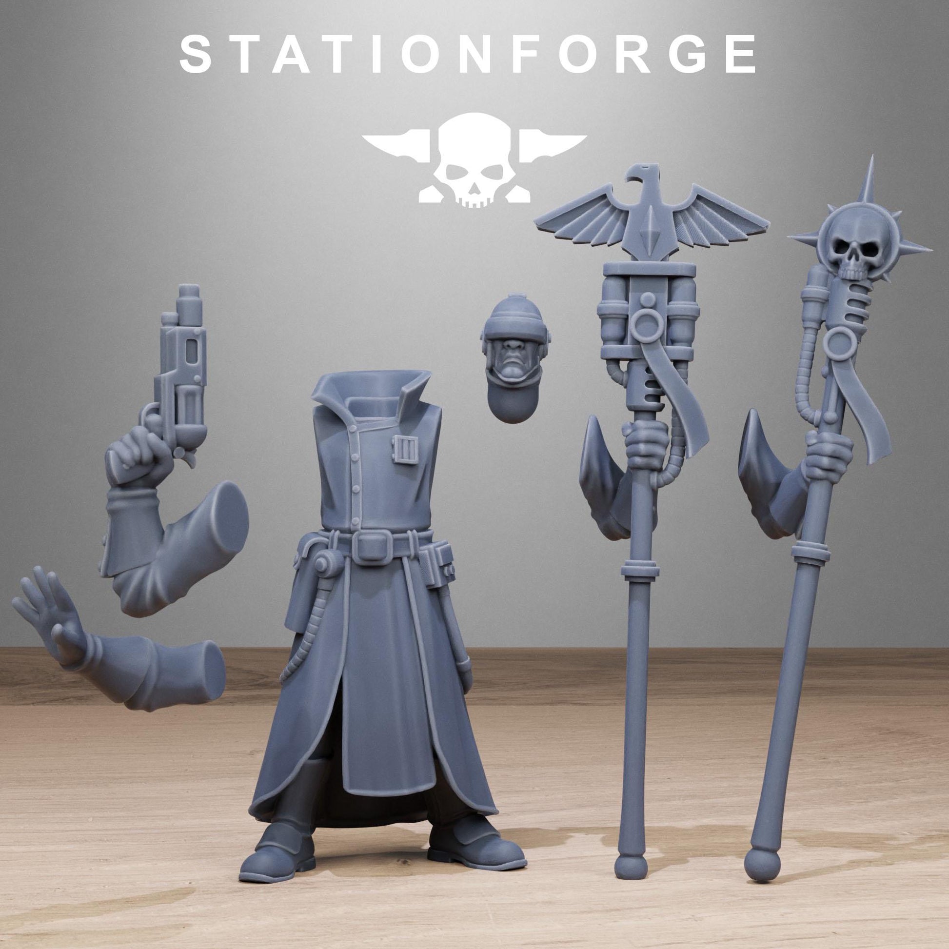 Grimcorps Seers - set of 10 (sculpted by Stationforge)