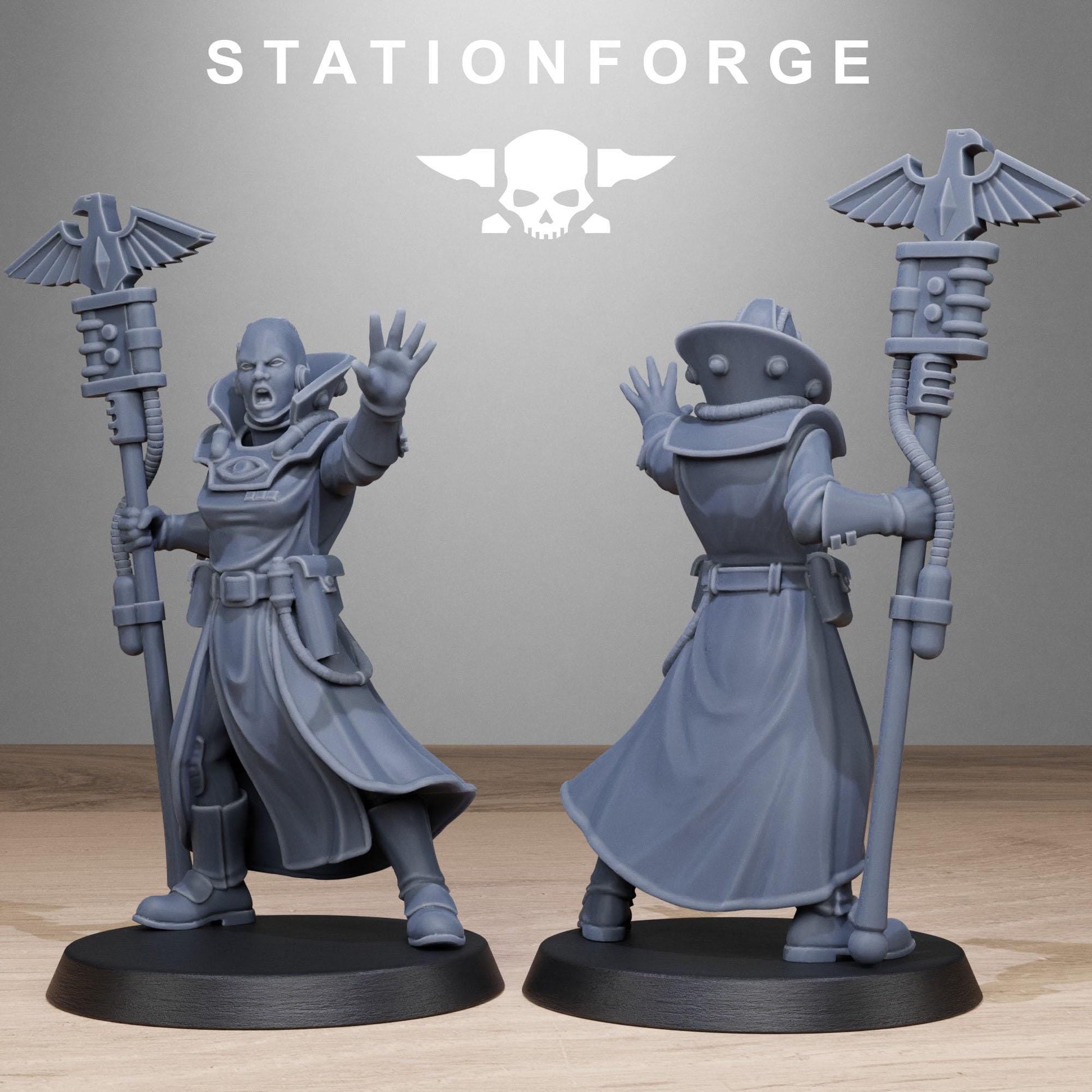 Grimcorps Seers - set of 10 (sculpted by Stationforge)