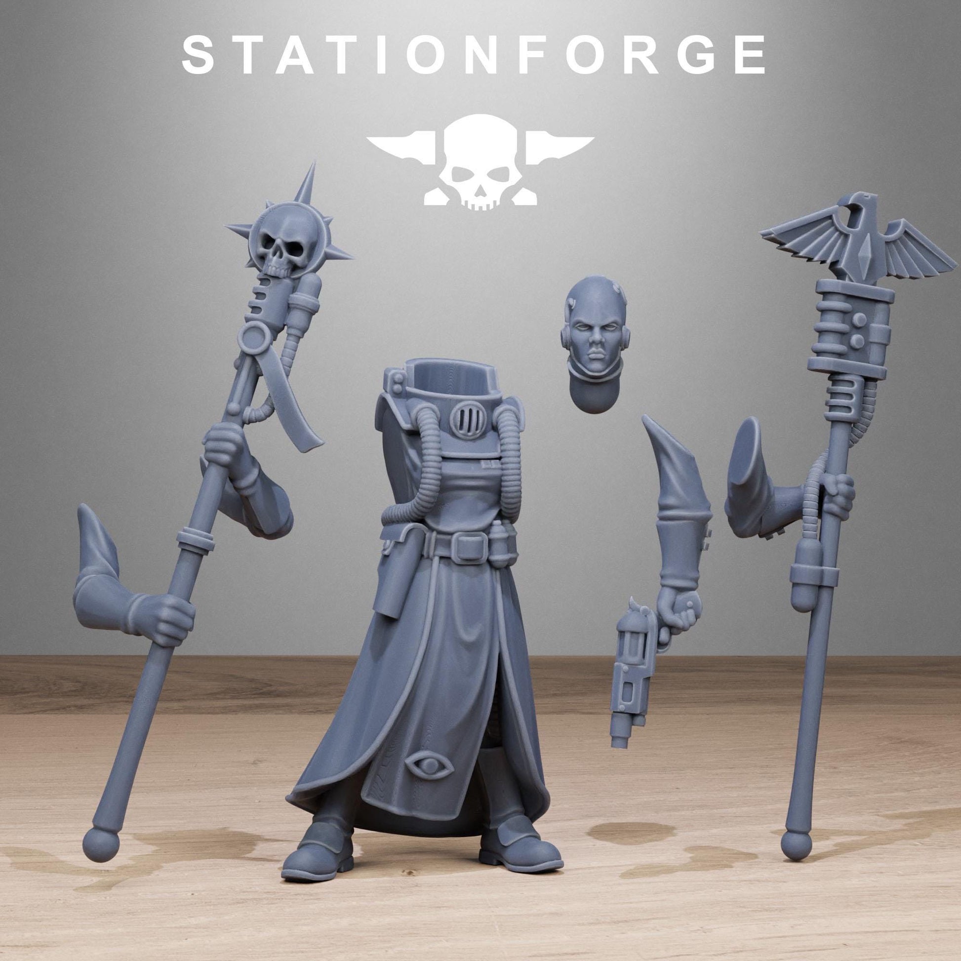 Grimcorps Seers - set of 10 (sculpted by Stationforge)