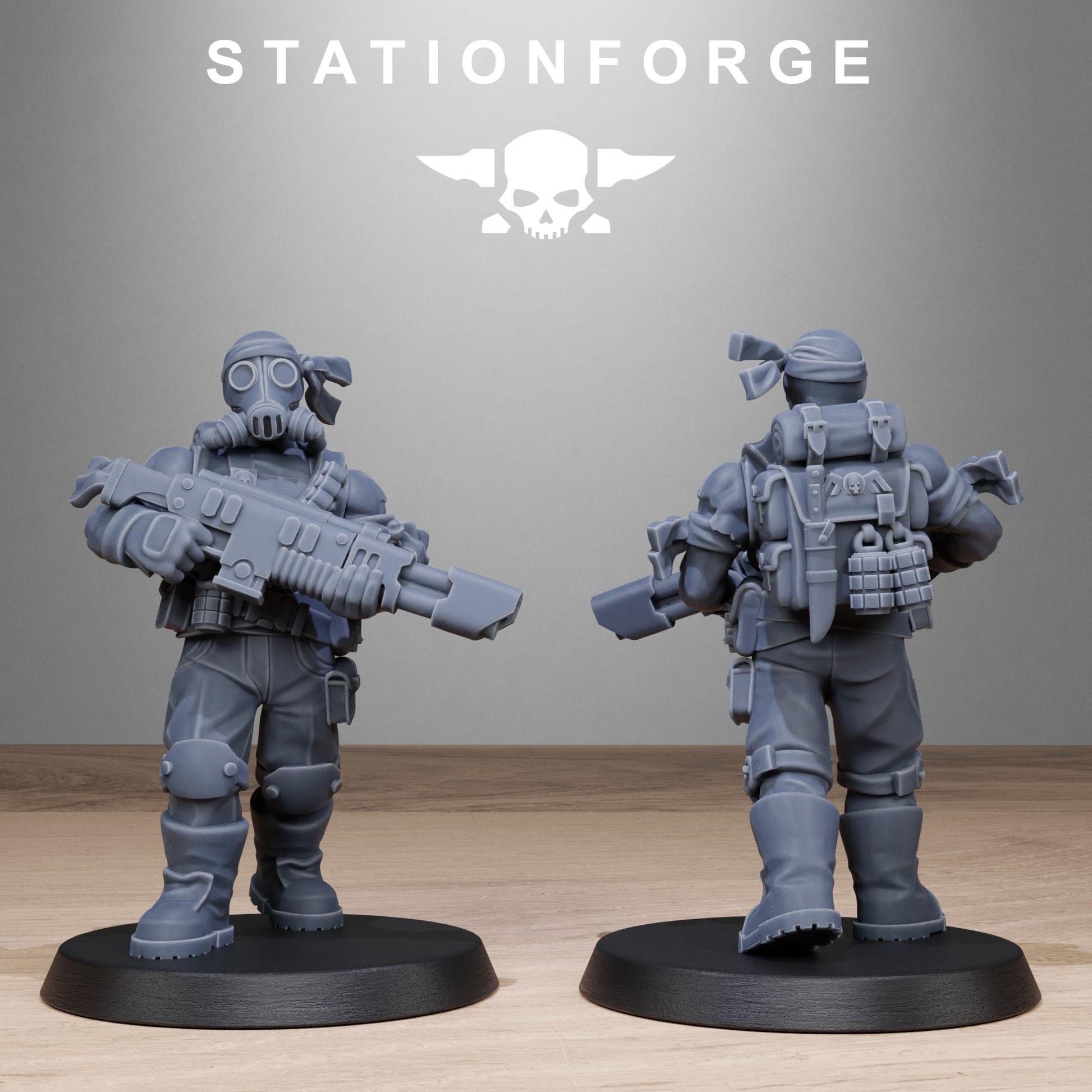 Grim Guard - Jungle Fighters 2.0 - set of 10 (sculpted by Stationforge)
