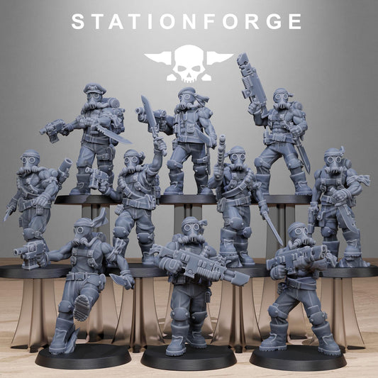 Grim Guard - Jungle Fighters 2.0 - set of 10 (sculpted by Stationforge)