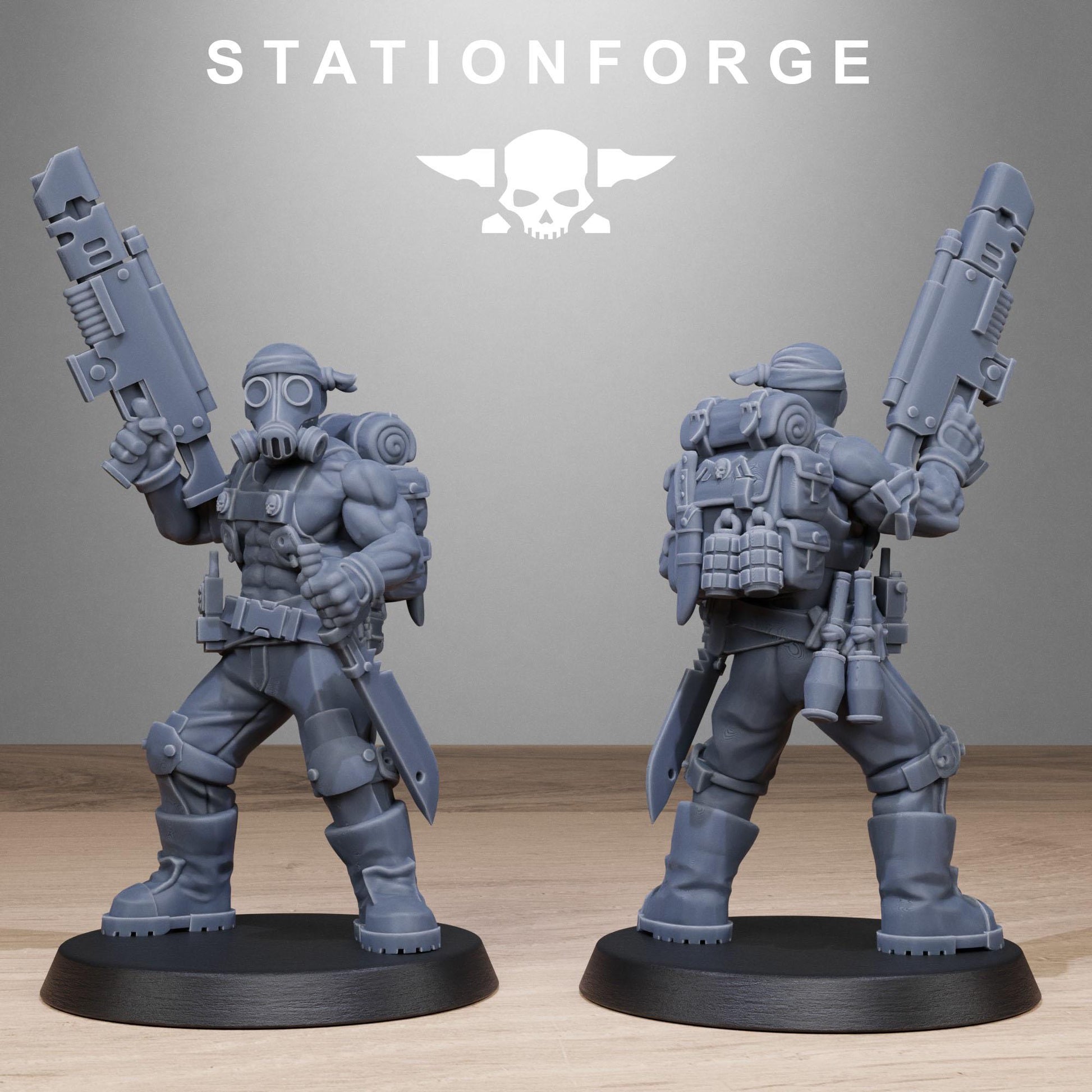 Grim Guard - Jungle Fighters 2.0 - set of 10 (sculpted by Stationforge)