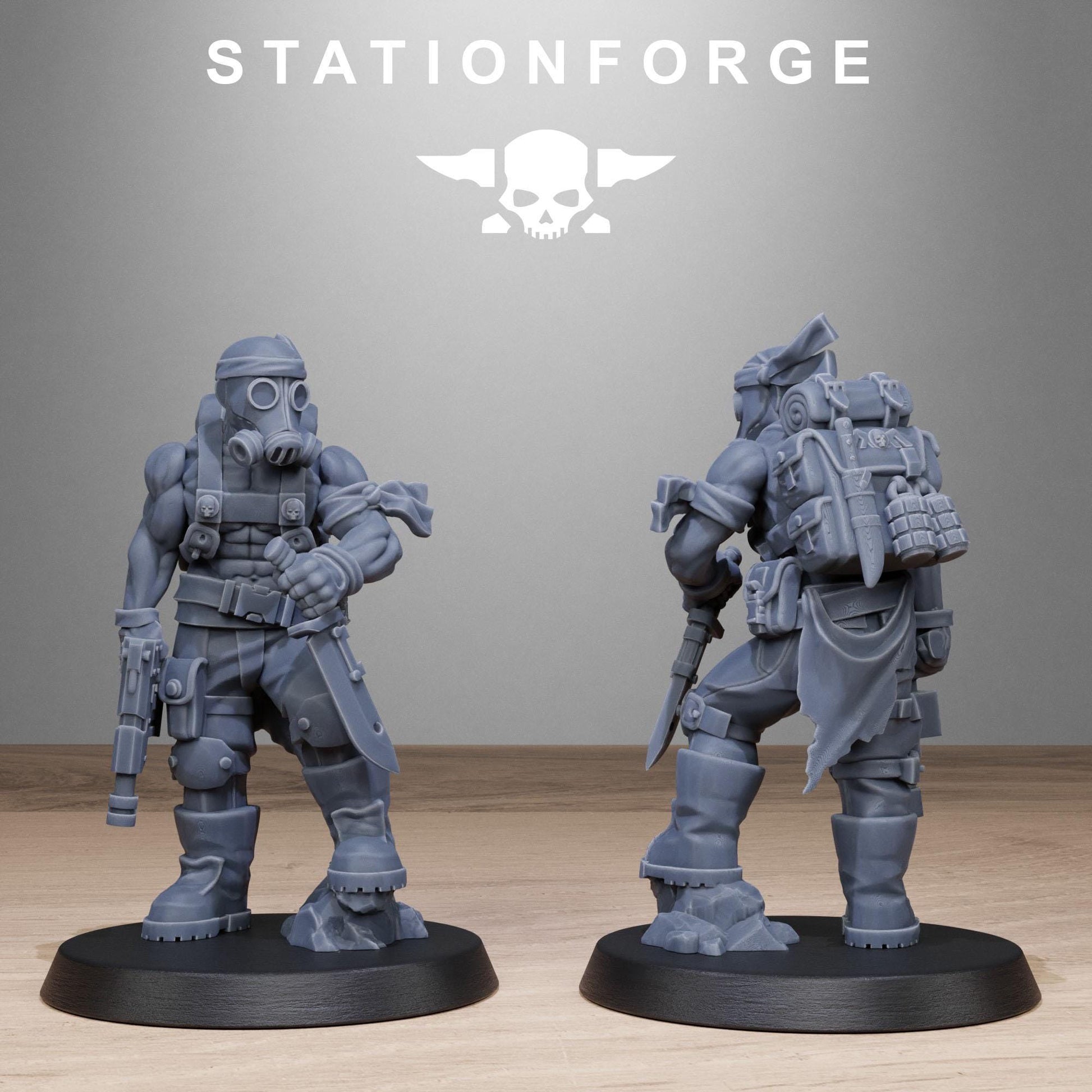 Grim Guard - Jungle Fighters 2.0 - set of 10 (sculpted by Stationforge)