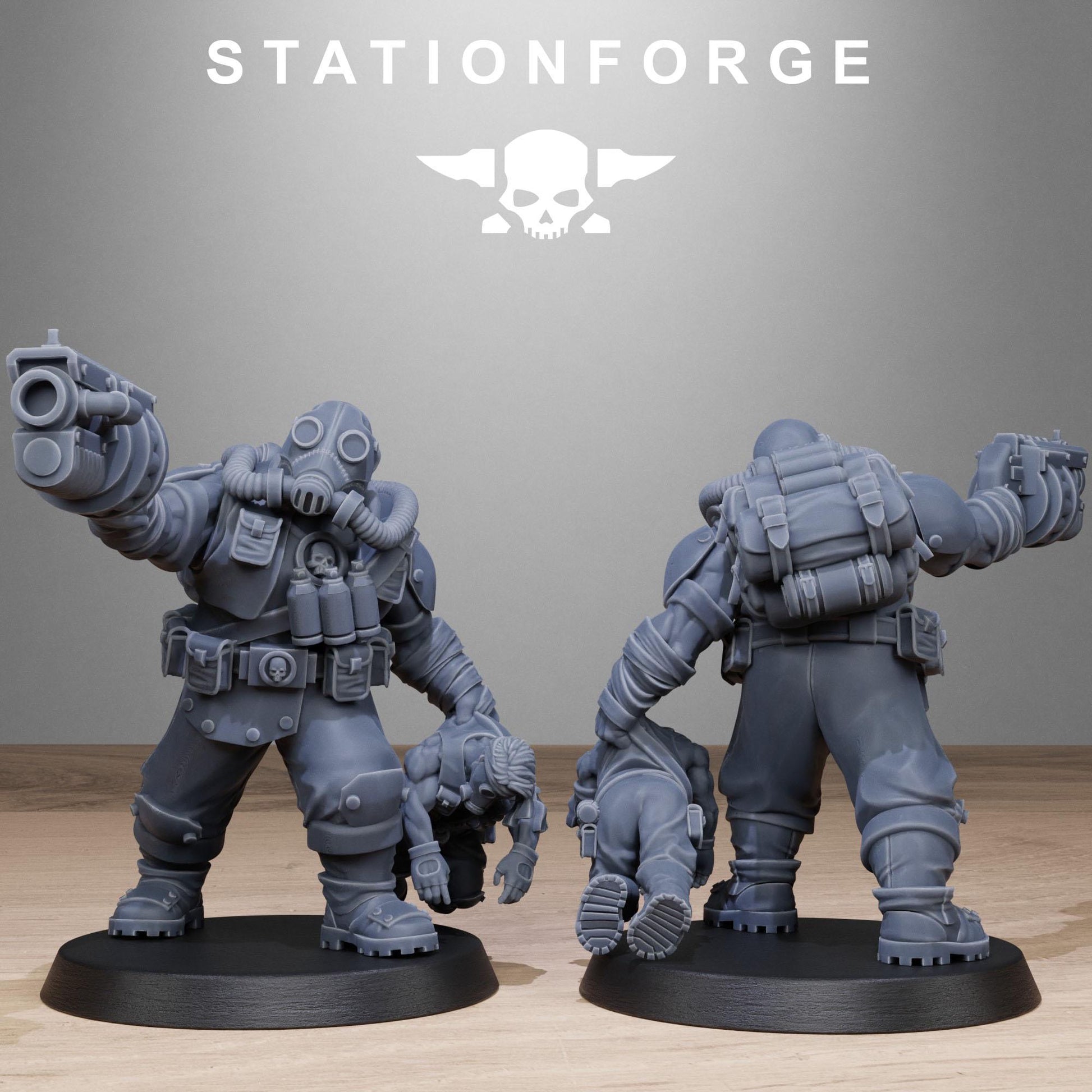 Grim Guard Jungle Fighter Mutants - set of 10 (sculpted by Stationforge)
