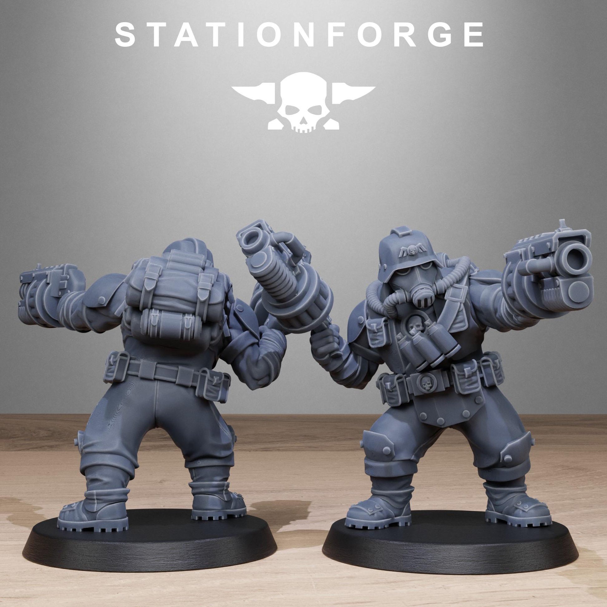 Grim Guard Jungle Fighter Mutants - set of 10 (sculpted by Stationforge)