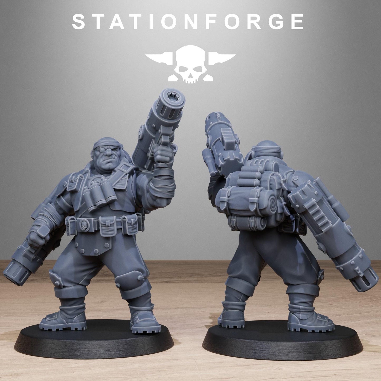 Grim Guard Jungle Fighter Mutants - set of 10 (sculpted by Stationforge)