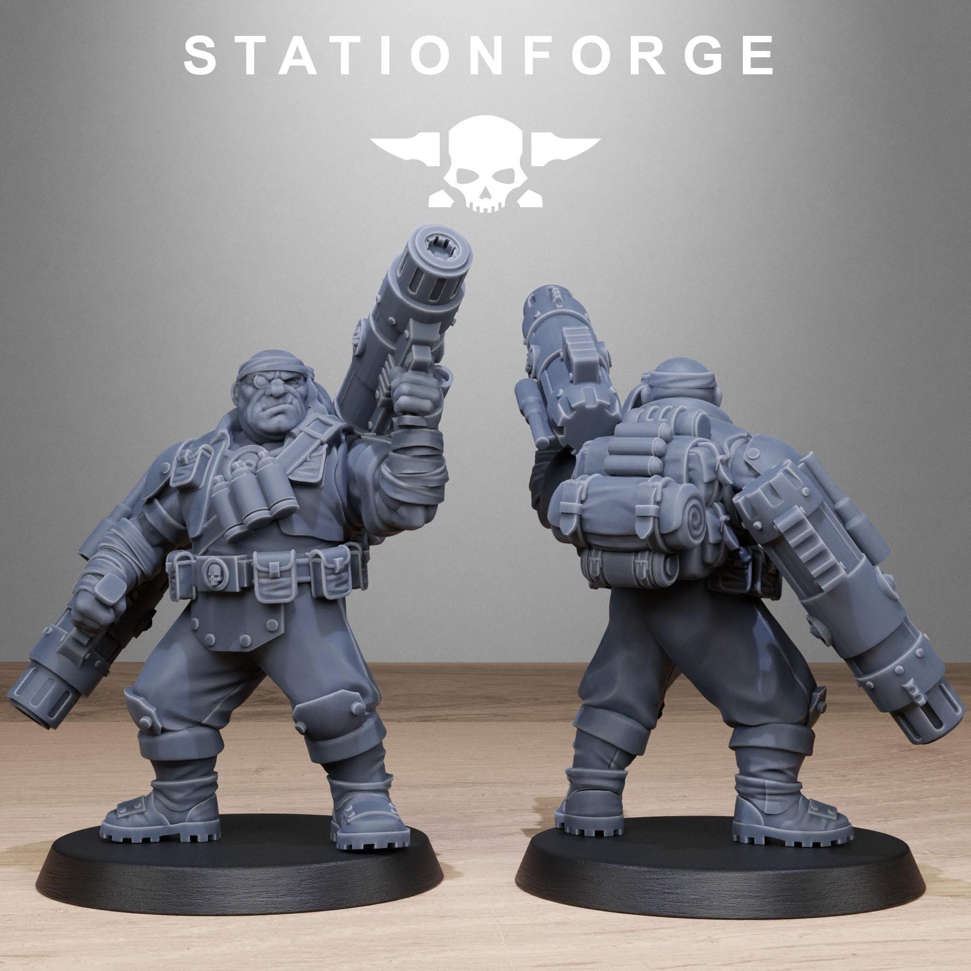 Grim Guard Jungle Fighter Mutants - set of 10 (sculpted by Stationforge)