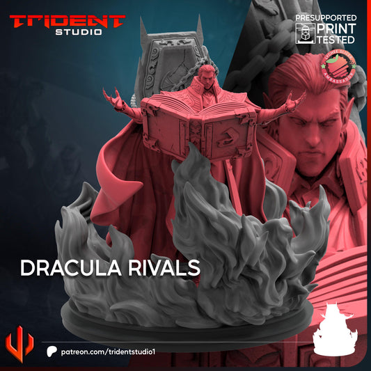 Dracula - Rivals (Fan art sculpted by Trident Studio) (Crisis Protocol Proxy/Alternative)