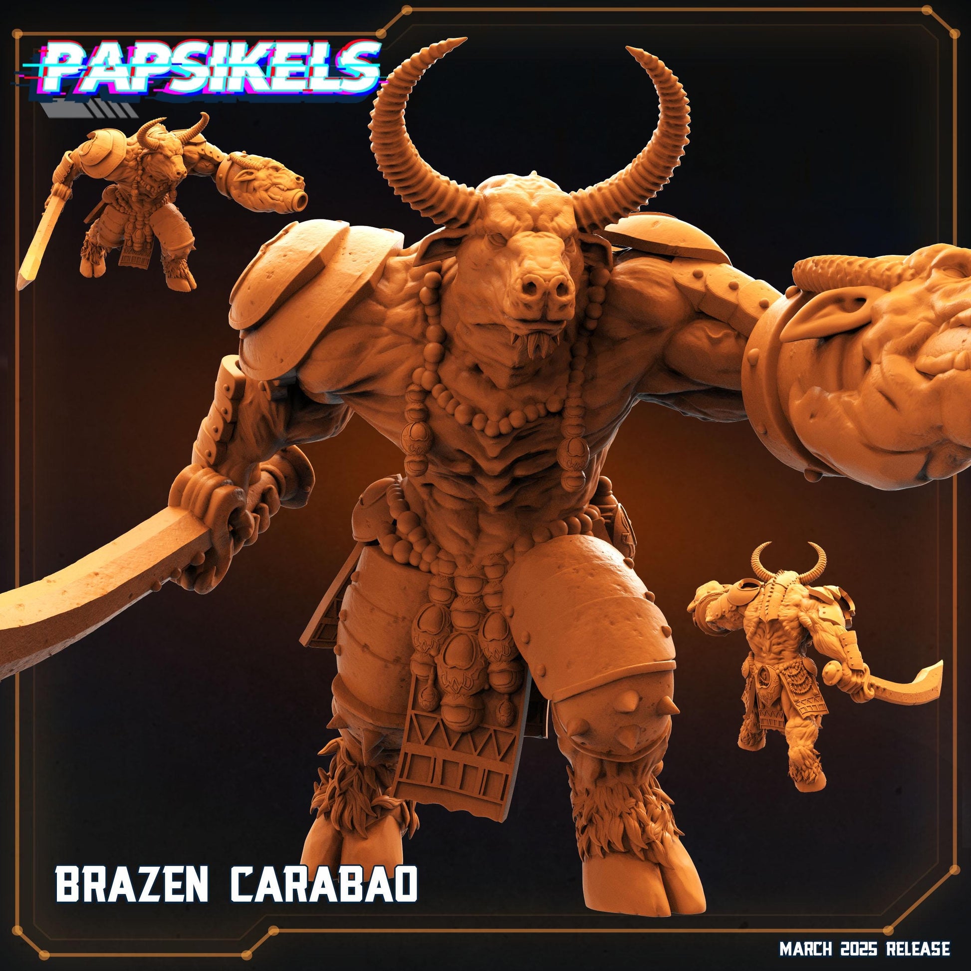 Brazen Carabao (sculpted by Papsikels)