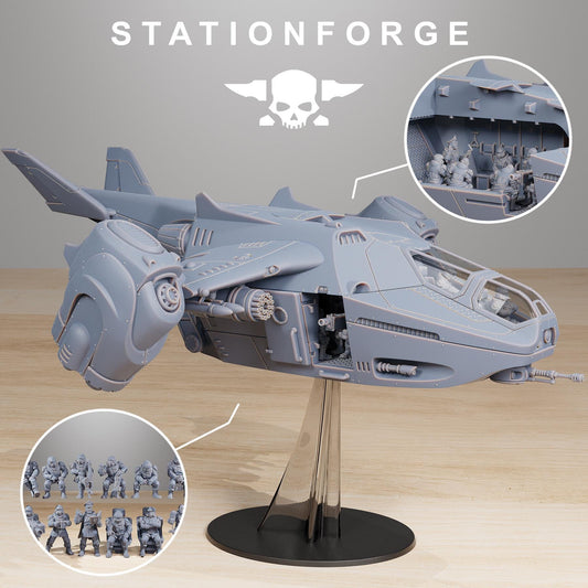 Vaskar Dropship (sculpted by Stationforge)