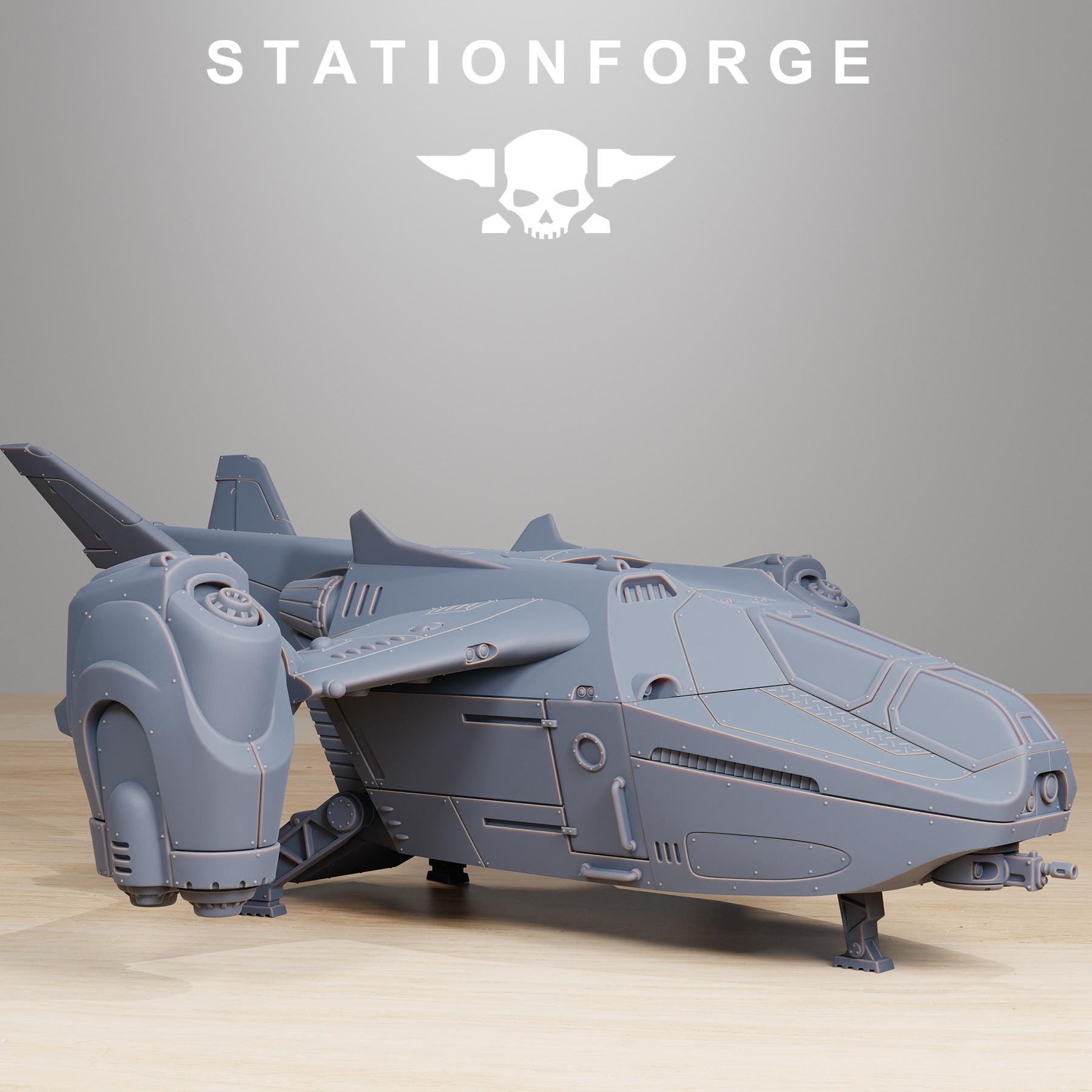 Vaskar Dropship (sculpted by Stationforge)