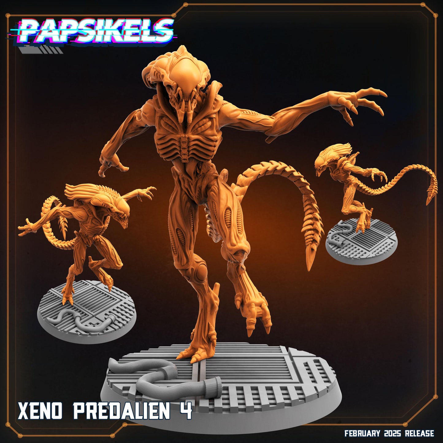 Xeno Predaliens (sculpted by Papsikels)