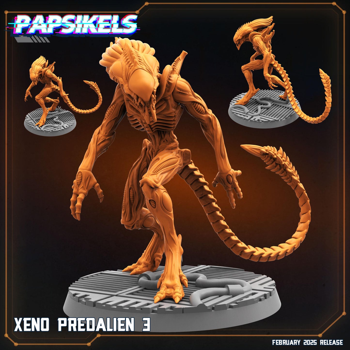 Xeno Predaliens (sculpted by Papsikels)