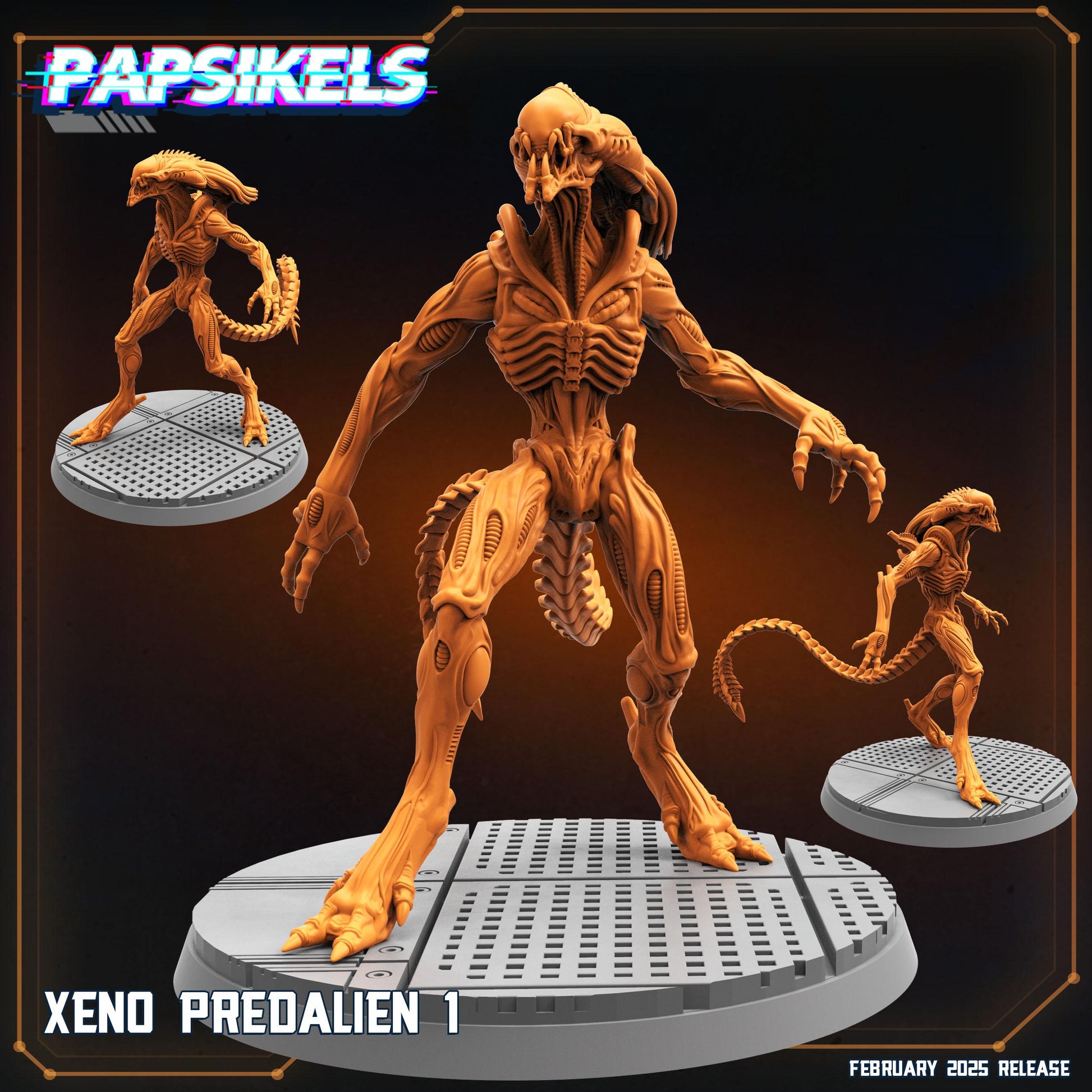 Xeno Predaliens (sculpted by Papsikels)