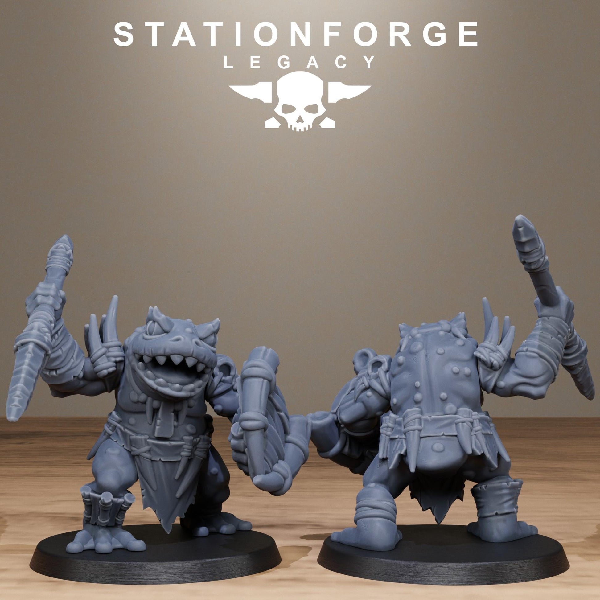 Bogkin Infantry - set of 10 (sculpted by Stationforge Legacy)