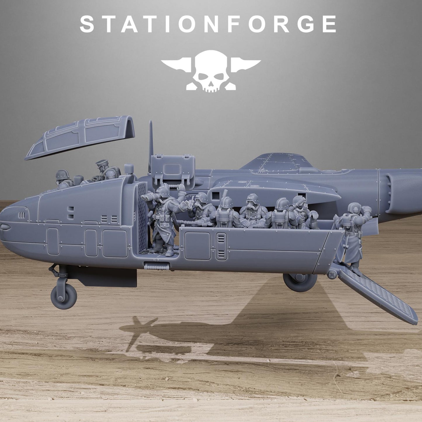 GrimGuard Vulture Plane (sculpted by Stationforge)