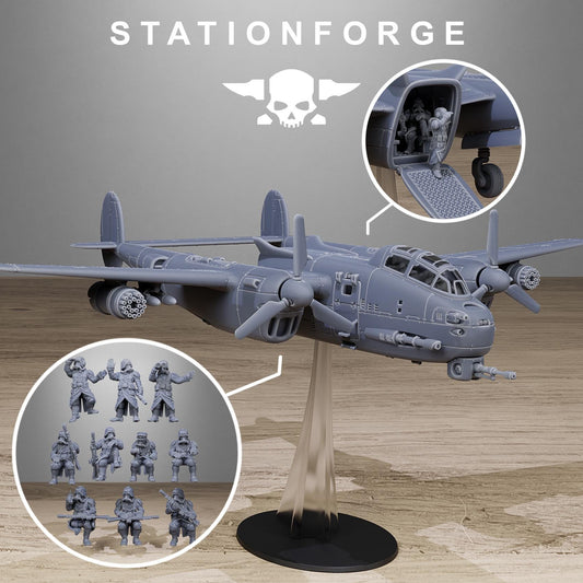 GrimGuard Vulture Plane (sculpted by Stationforge)