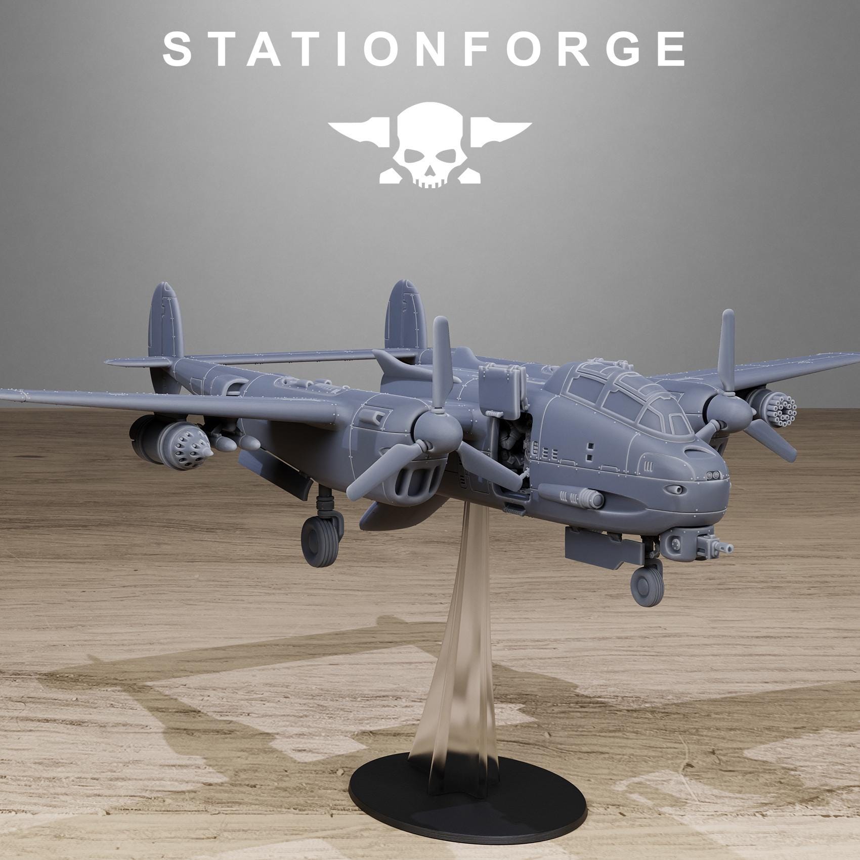 GrimGuard Vulture Plane (sculpted by Stationforge)