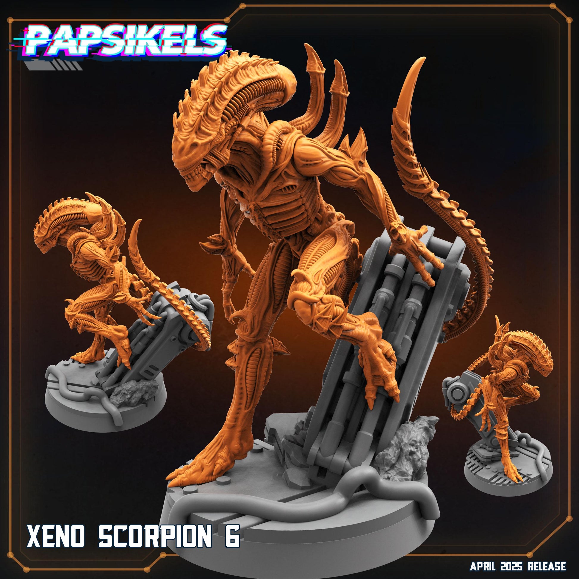 Xeno Scorpions (sculpted by Papsikels)
