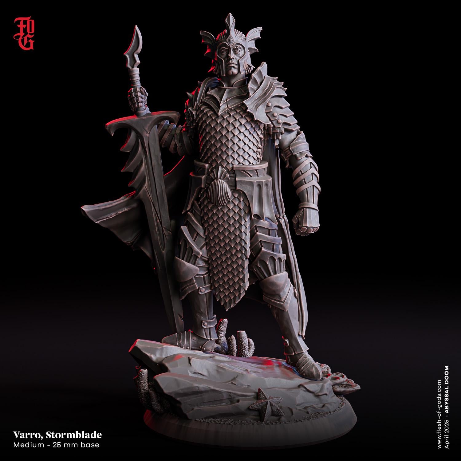 Varro, Stormblade - Abyssal Doom (sculpted by Flesh of Gods miniatures)