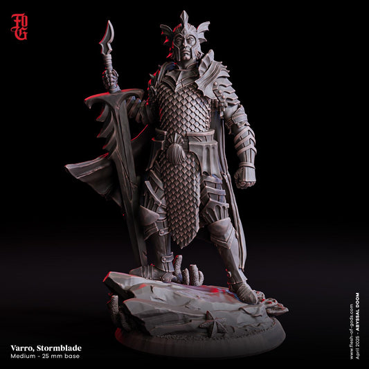 Varro, Stormblade - Abyssal Doom (sculpted by Flesh of Gods miniatures)