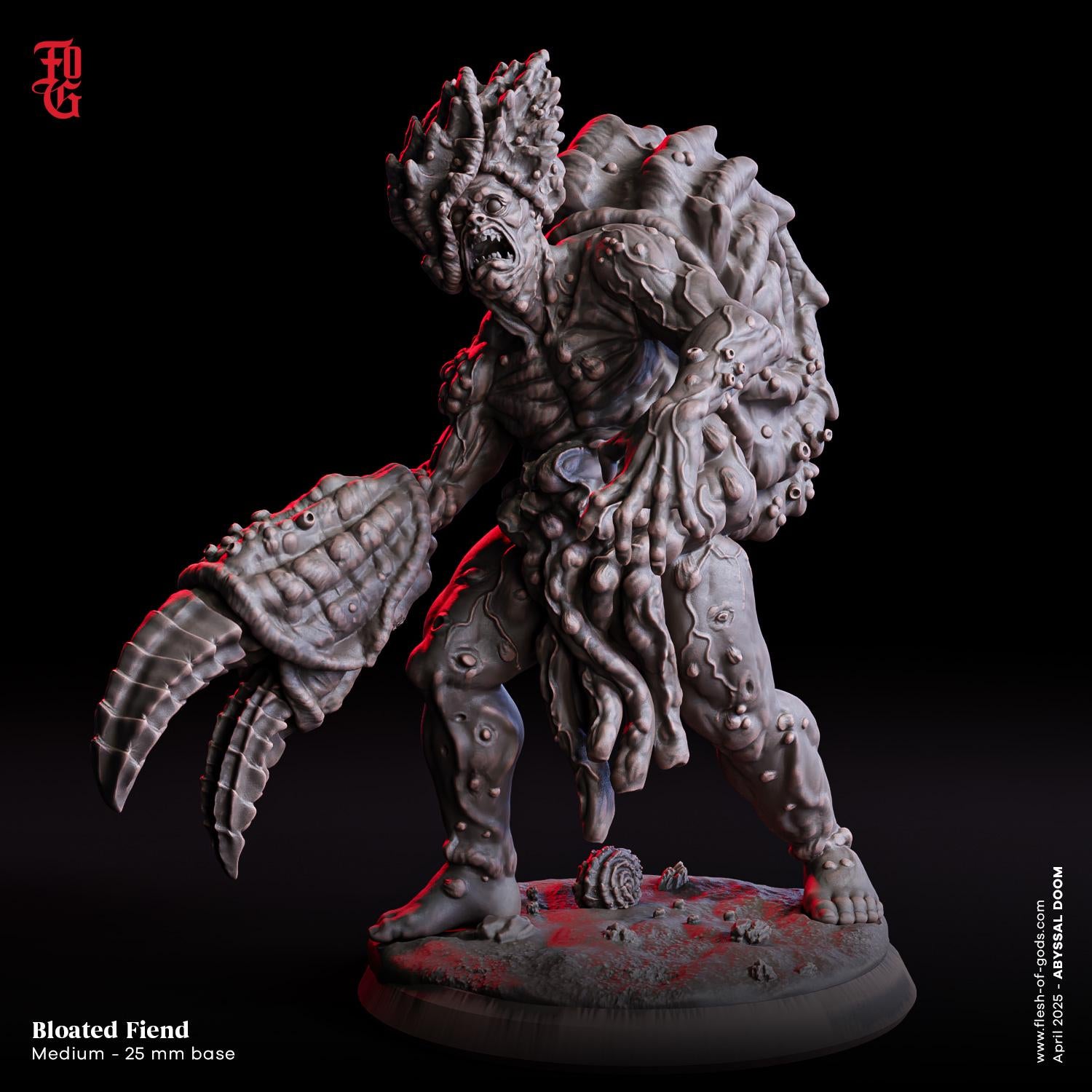 Bloated Fiend - Abyssal Doom (sculpted by Flesh of Gods miniatures)