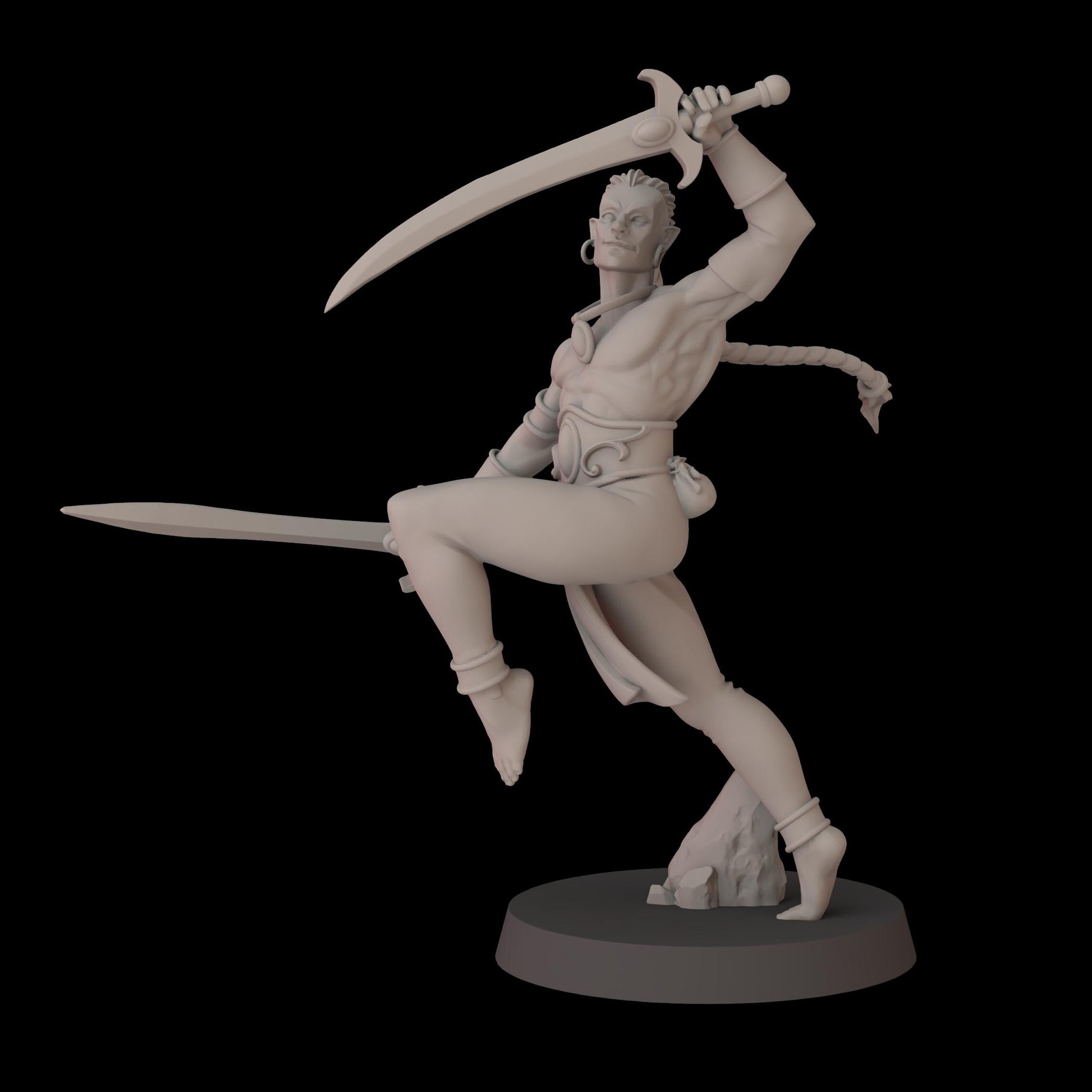 Acrobatic Elfs Unit - set of 5 (Sculpted by Fantasy Cult Miniatures)