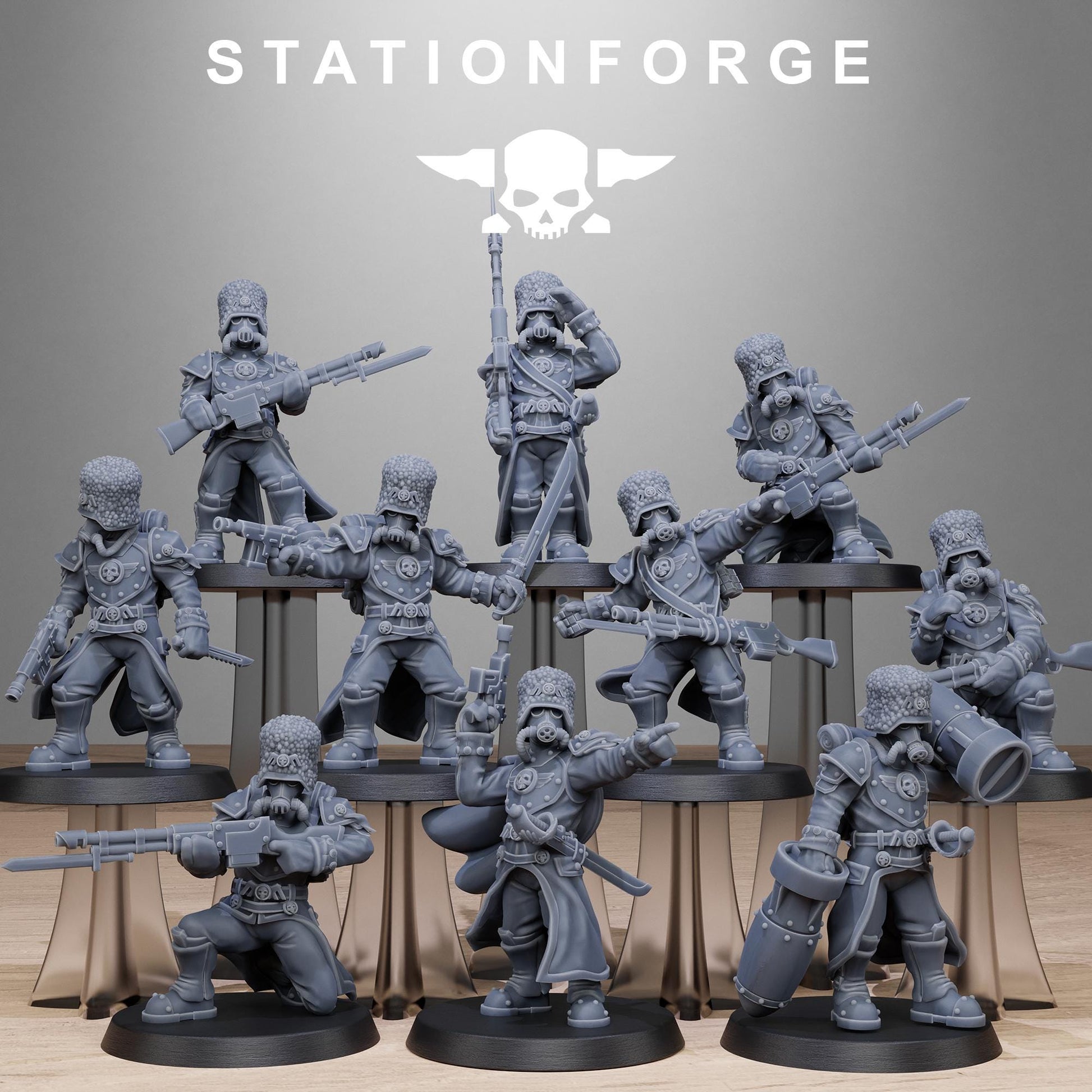 Grimguard Royals - set of 10 (sculpted by Stationforge)