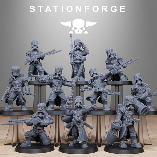 Grimguard Royals - set of 10 (sculpted by Stationforge)