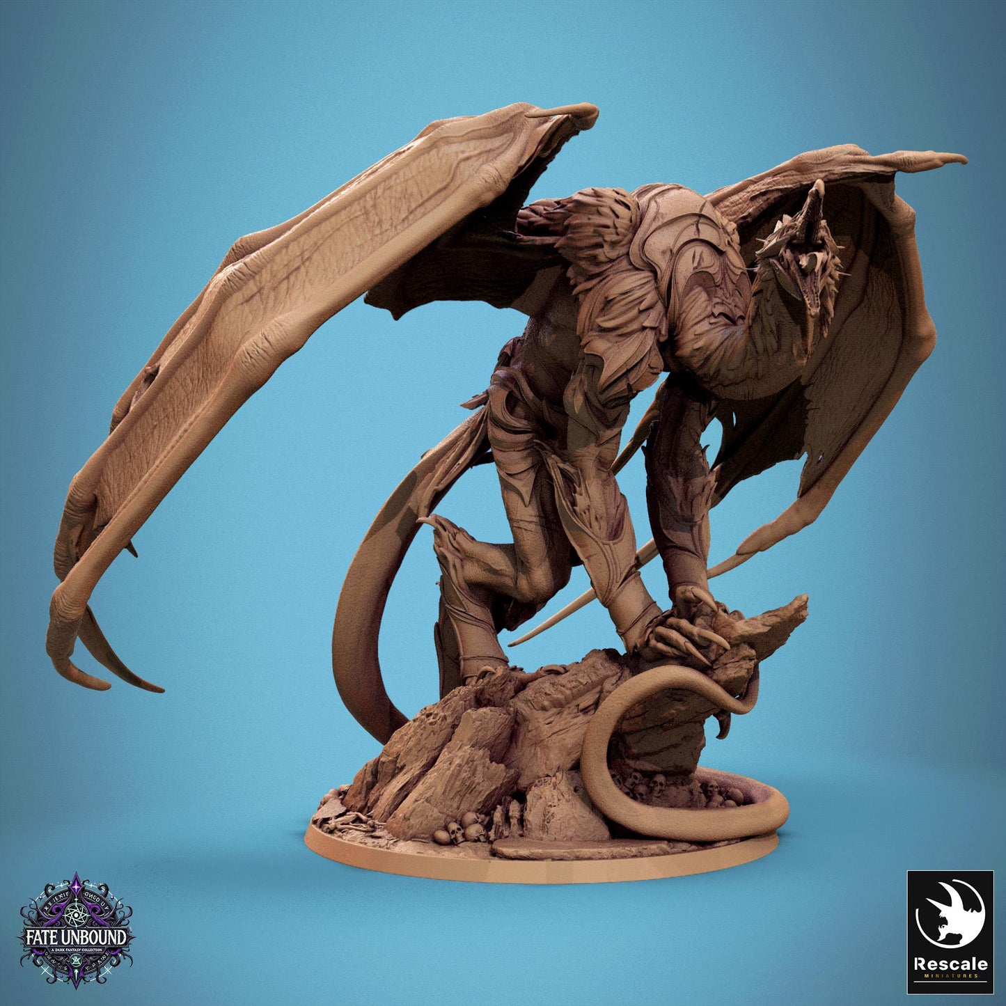 Zarkael, the Celestial Scourge - Fate Unbound (Sculpted by Rescale Miniatures)