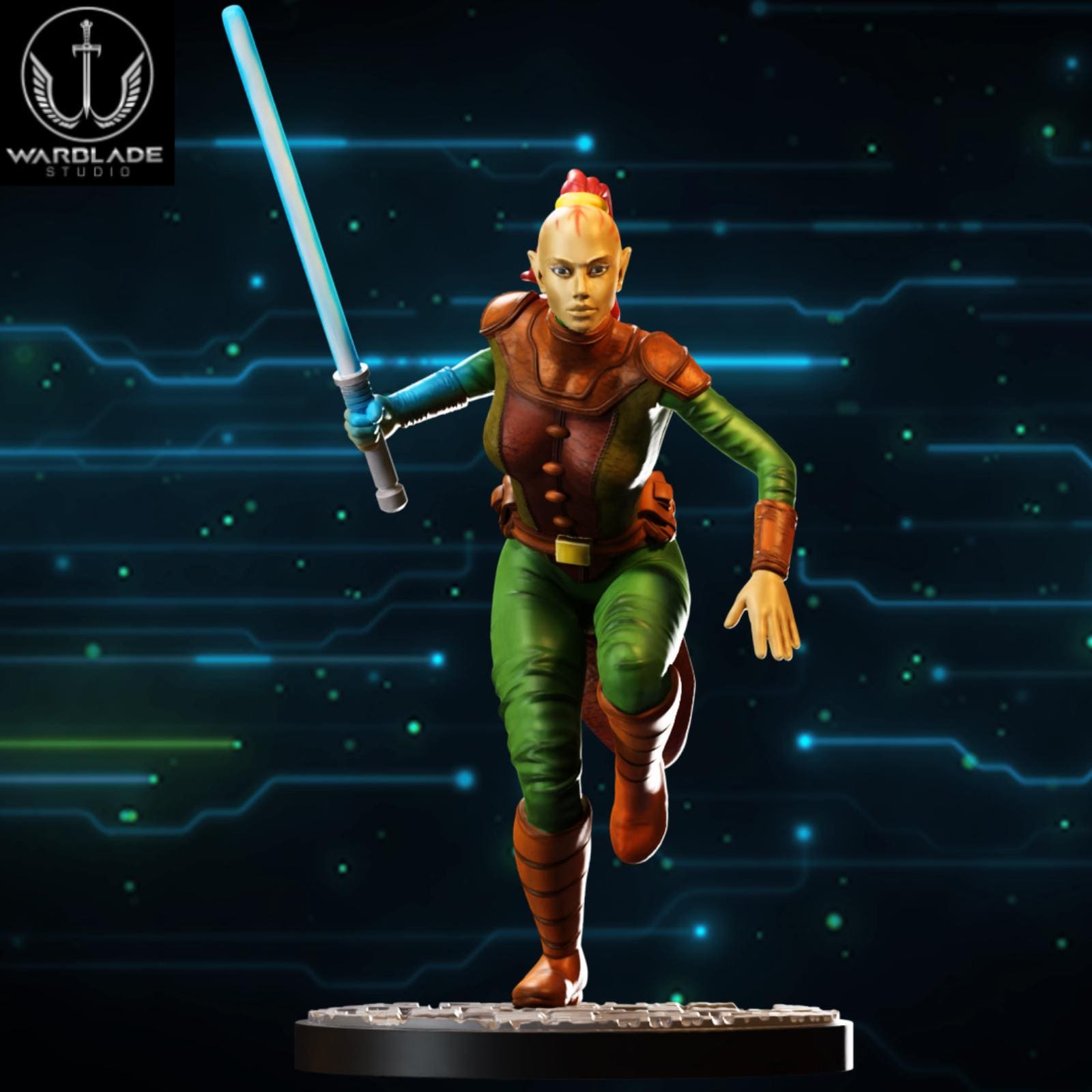 Juhani - Fan Art (sculpted by Warblade Studios)