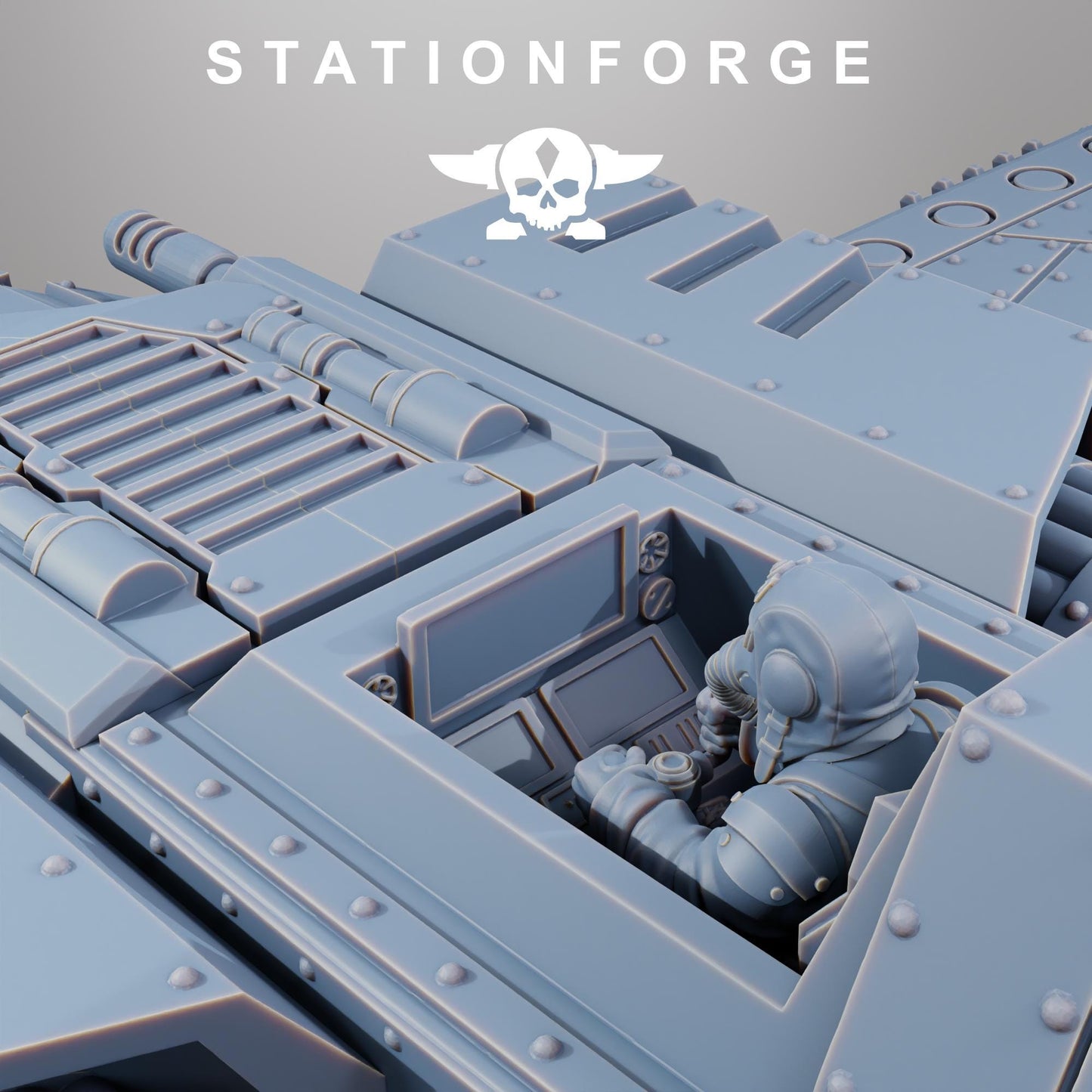 GrimGuard SF-19A Fighter Plane (sculpted by Stationforge)
