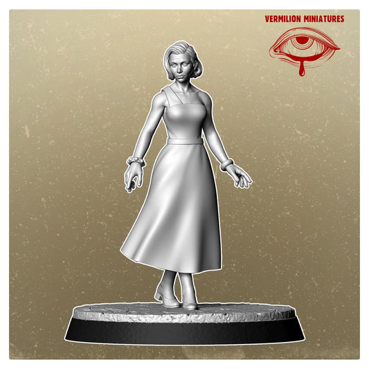 Lady 1 - Wasteland Casino (Sculpted by Vermillion Miniatures)