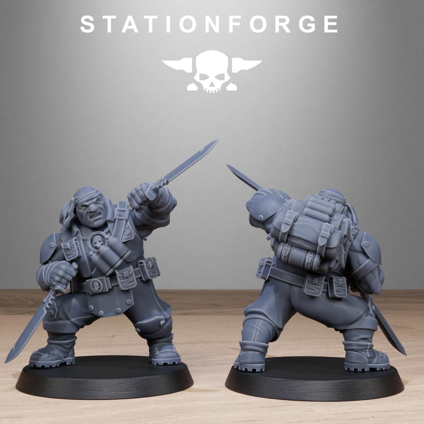 Grim Guard Jungle Fighter Mutants - set of 10 (sculpted by Stationforge)