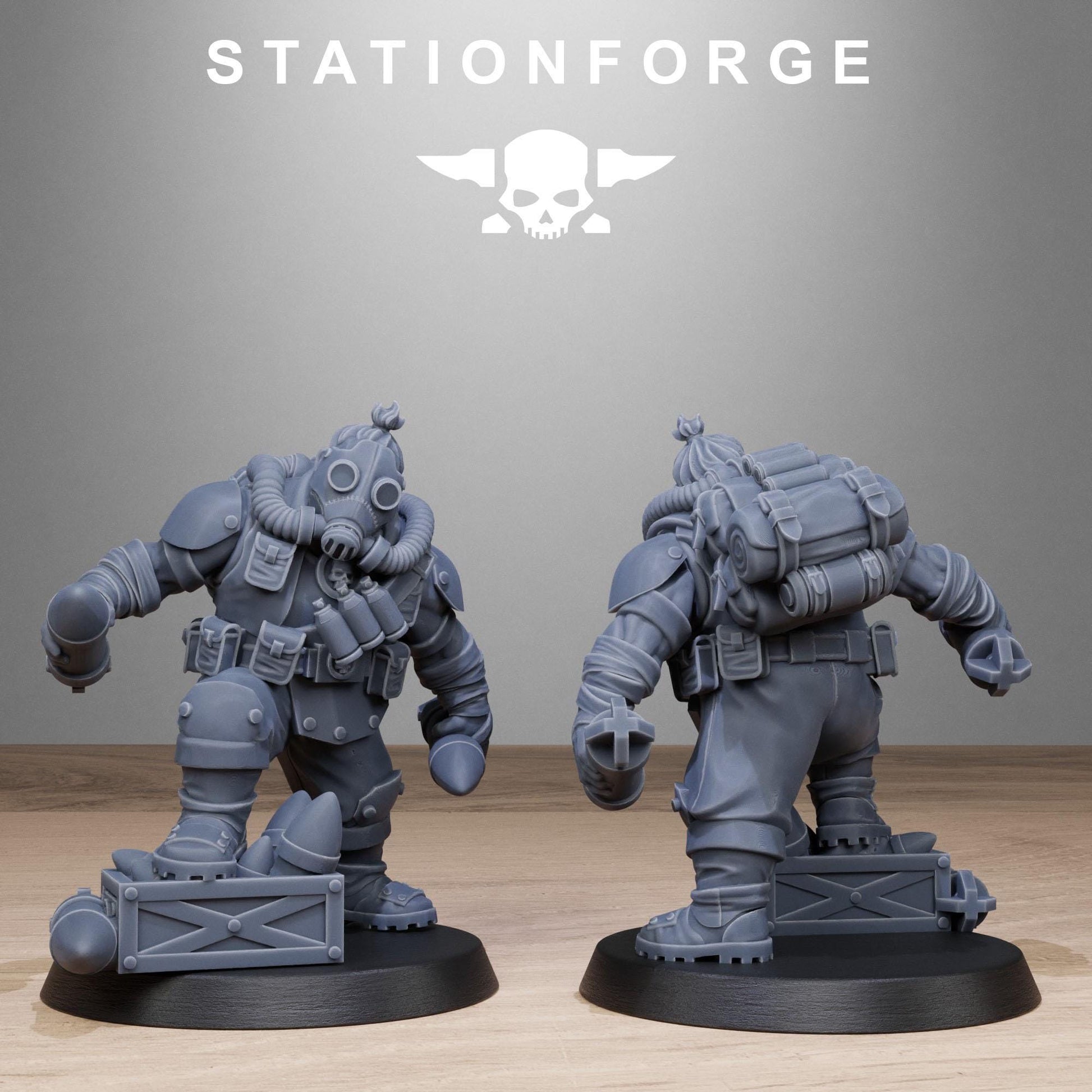 Grim Guard Jungle Fighter Mutants - set of 10 (sculpted by Stationforge)